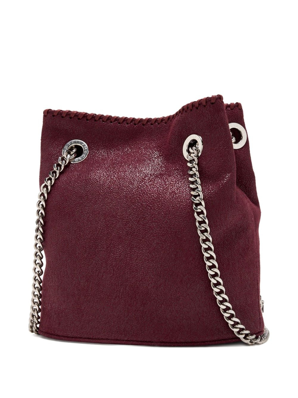 chain-trimmed bucket bag - 2