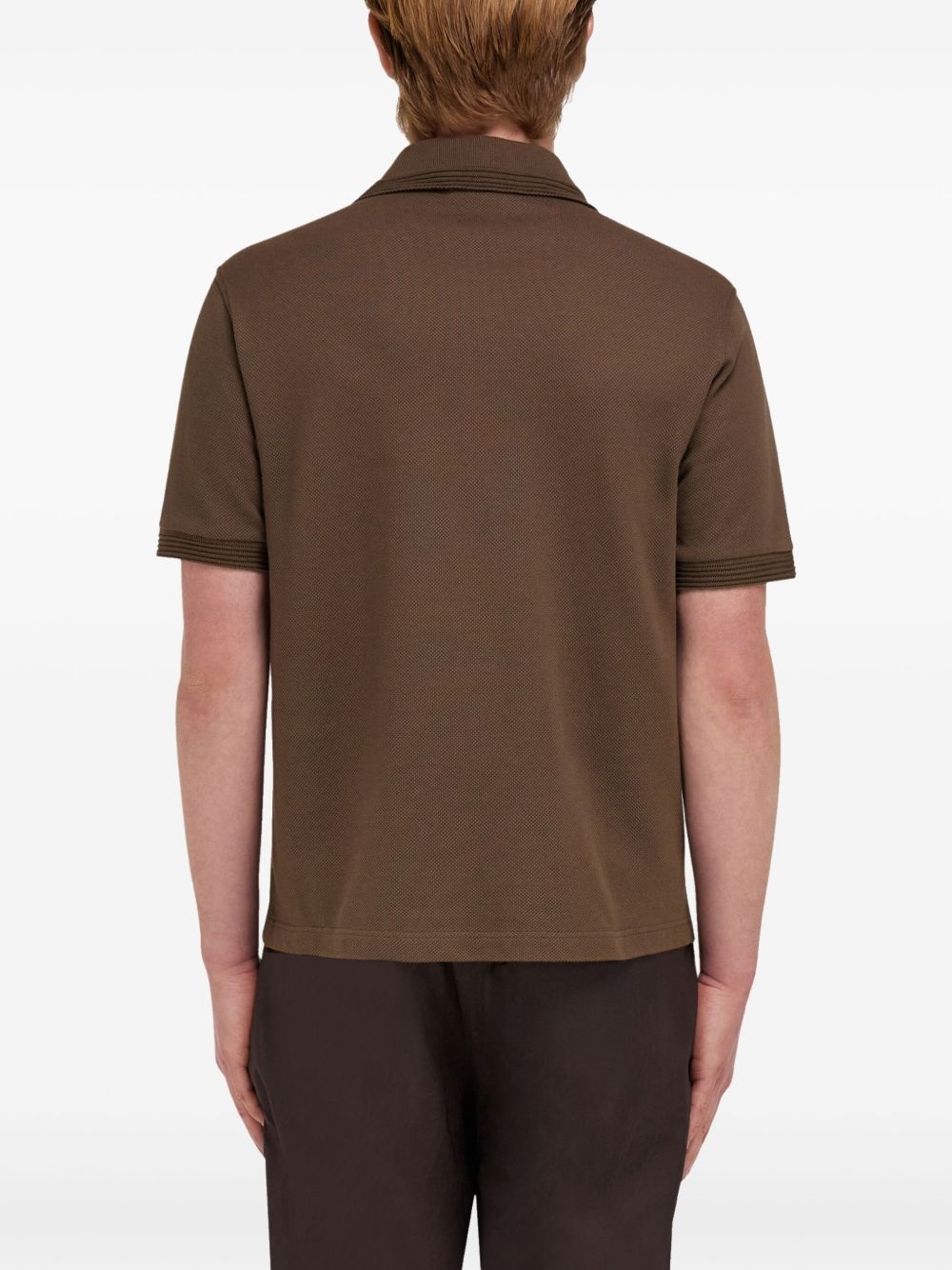 cotton polo shirt - 4