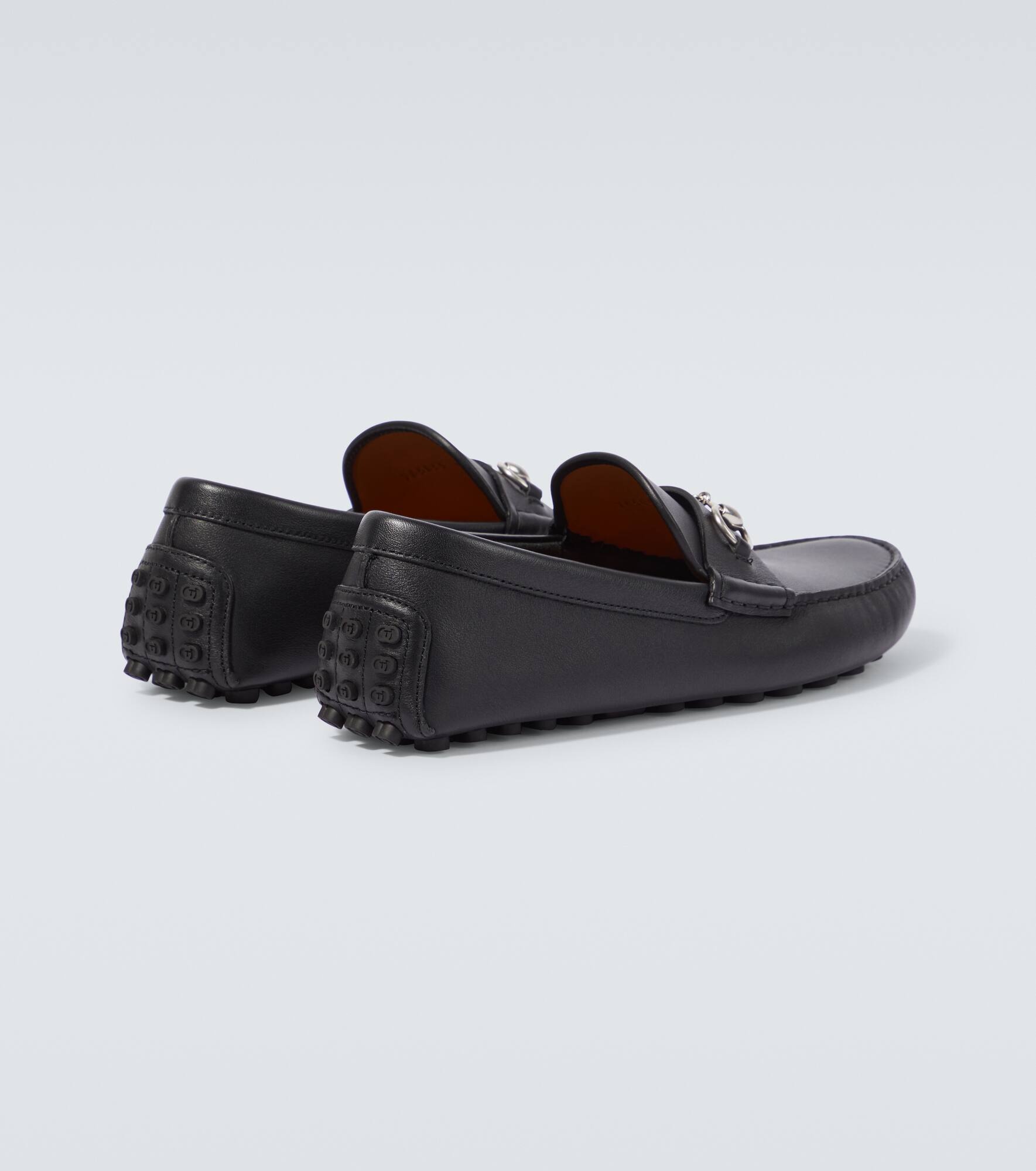 Horsebit leather driving shoes - 6
