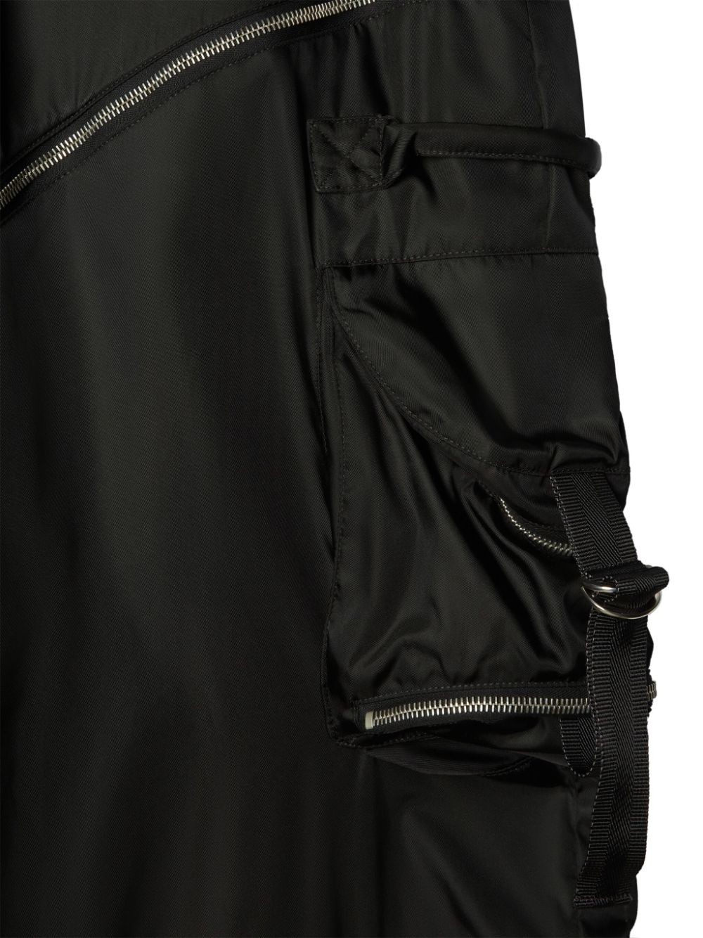 zip cargo pants - 3