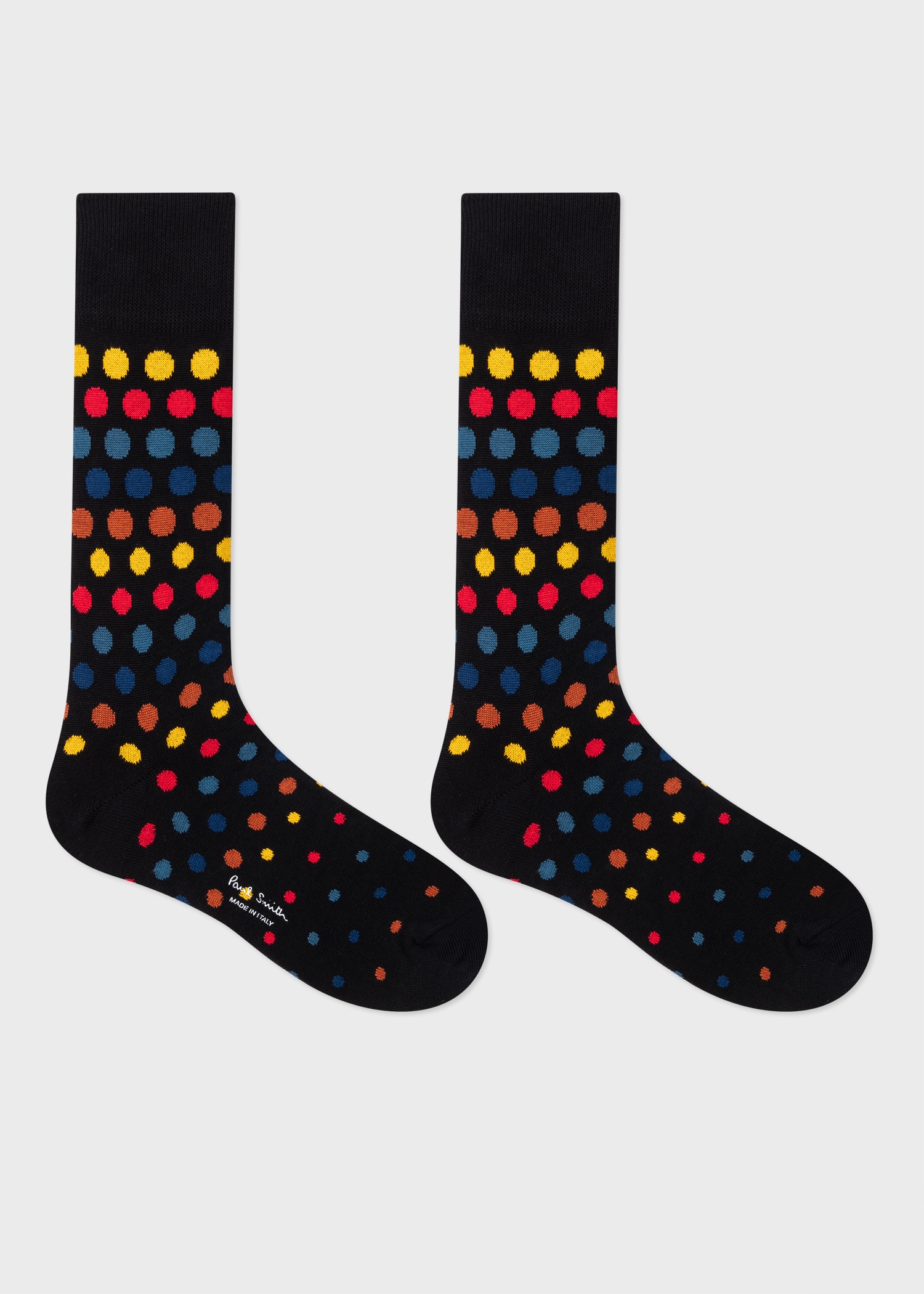 Multi Colour Cotton Polka Dot Socks Three Pack - 4