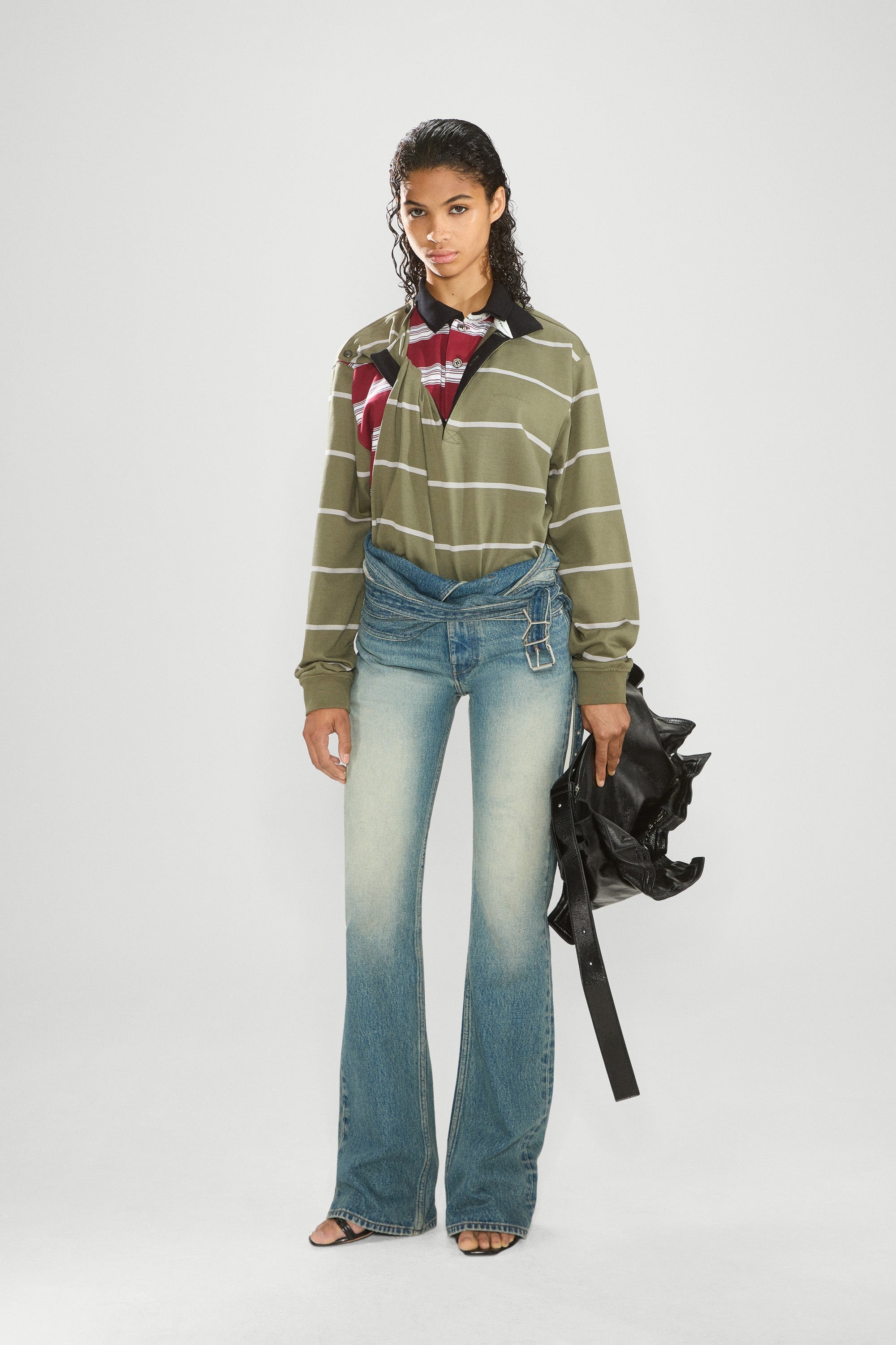 Wrap Belt Jeans - 2