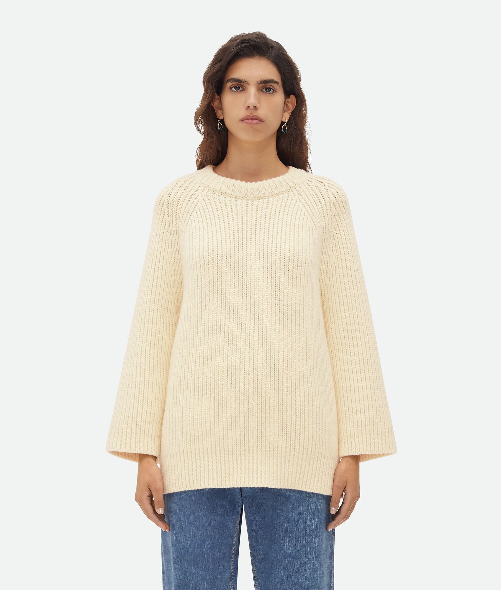 Oversized Wool Cashmere T-Shirt - 4