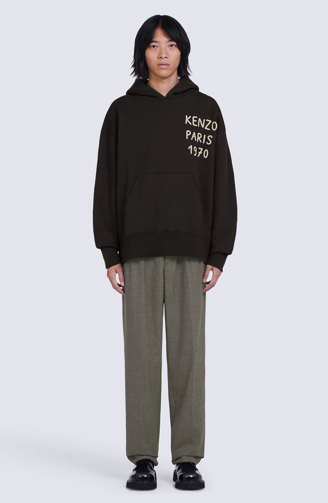 ★送料 関税込★KENZO★HOODED PARIS SWEATSHIRT★ KENZO 'Souvenir' oversized hooded sweatshirt | REVERSIBLE