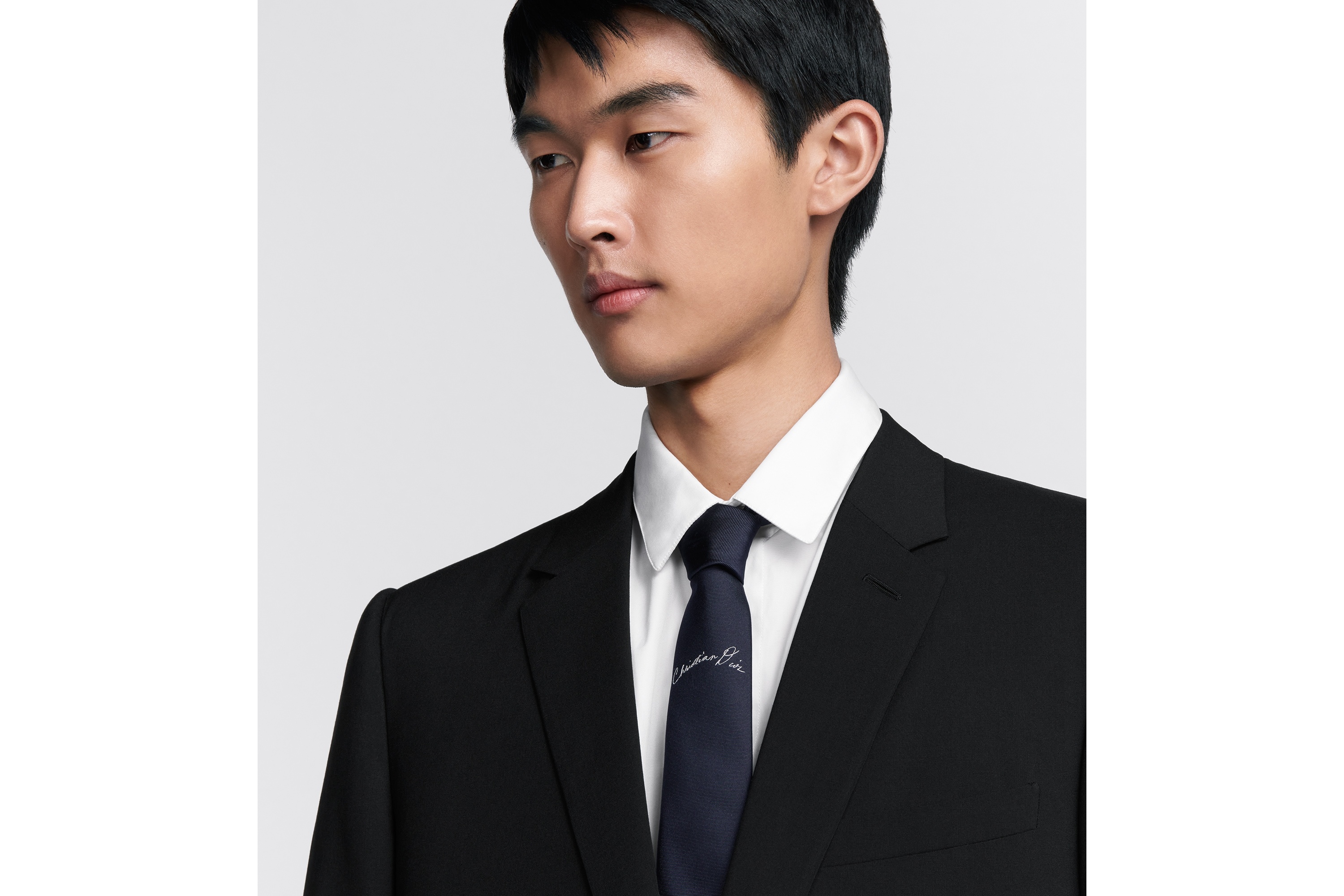 Tie with Handwritten Christian Dior Signature - 3