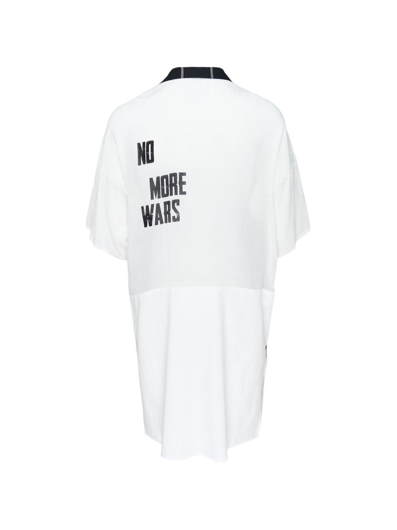 Yohji Yamamoto graphic-print short-sleeve jacket outlook
