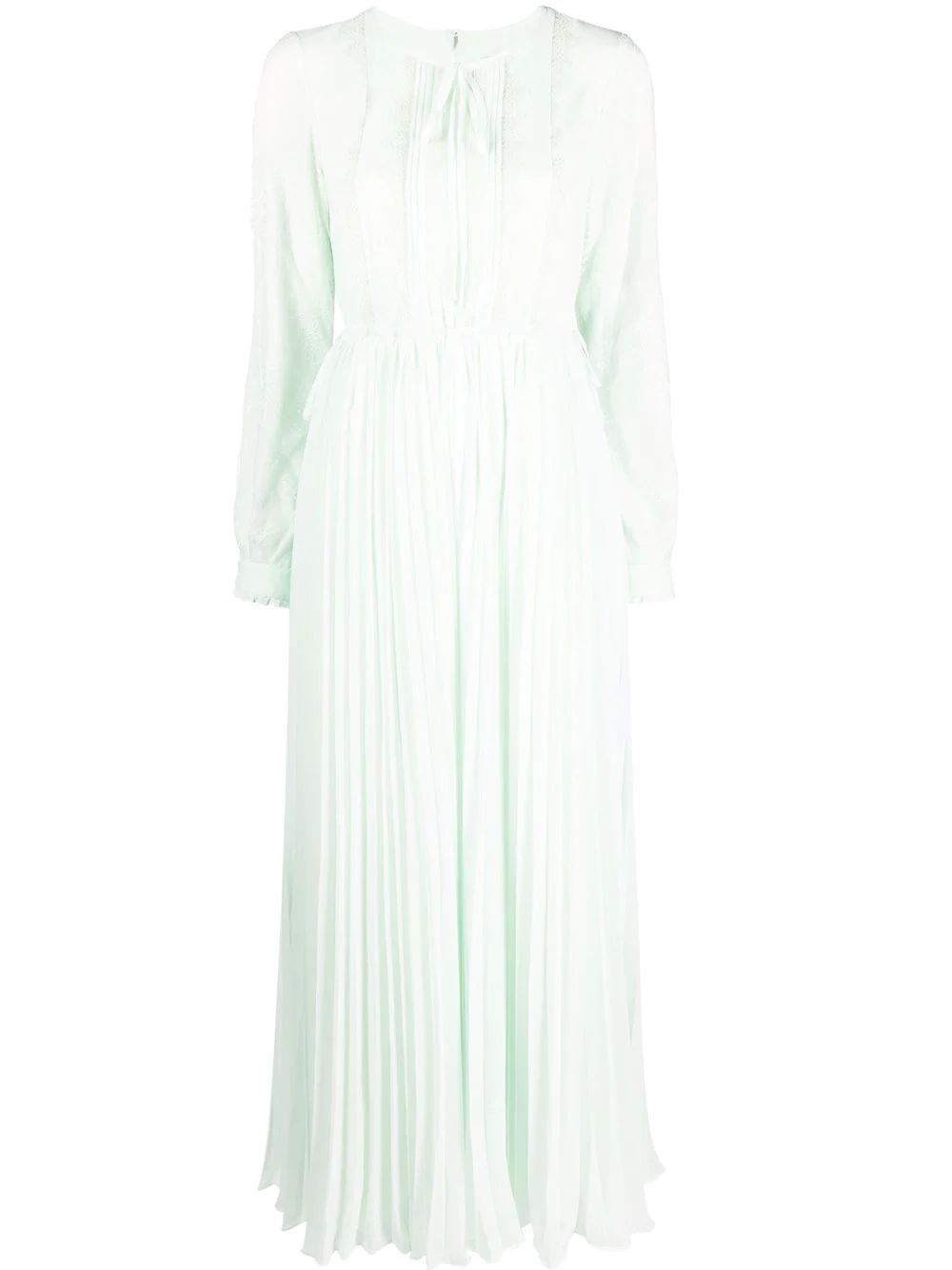 lace-trim maxi dress - 1