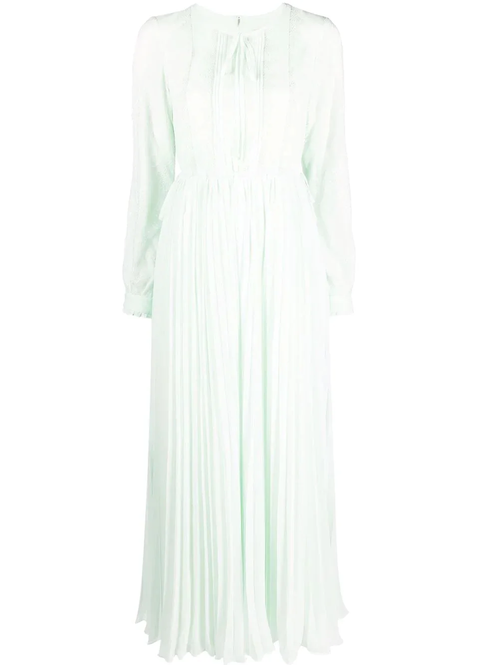 lace-trim maxi dress - 1