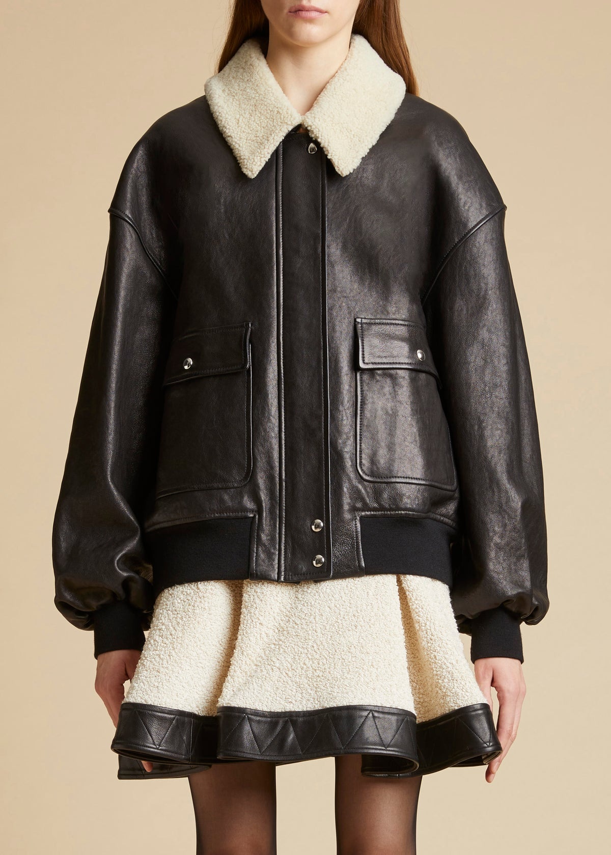 The Shellar Jacket in Black Leather - 1