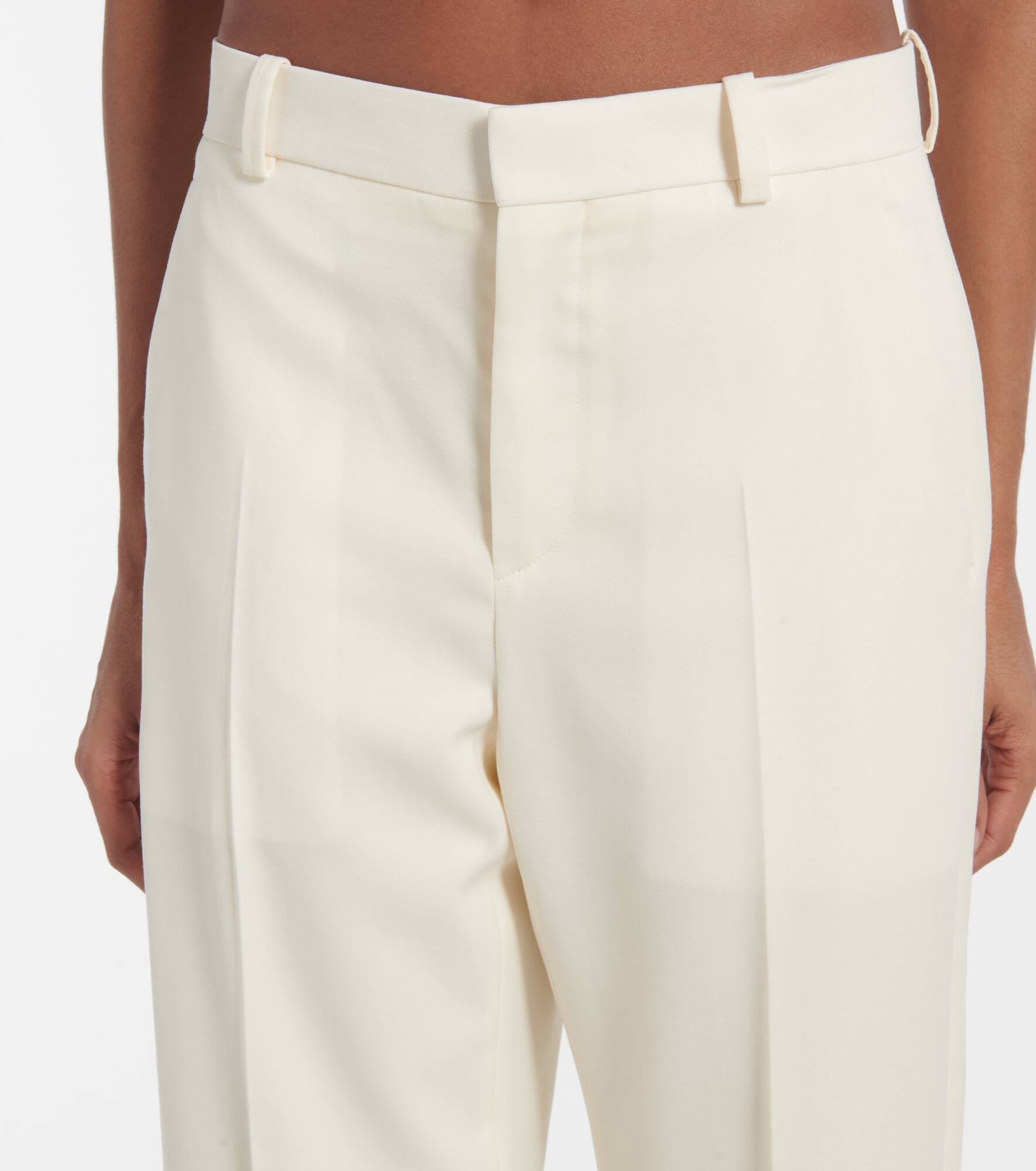 Low-rise wool pants - 4
