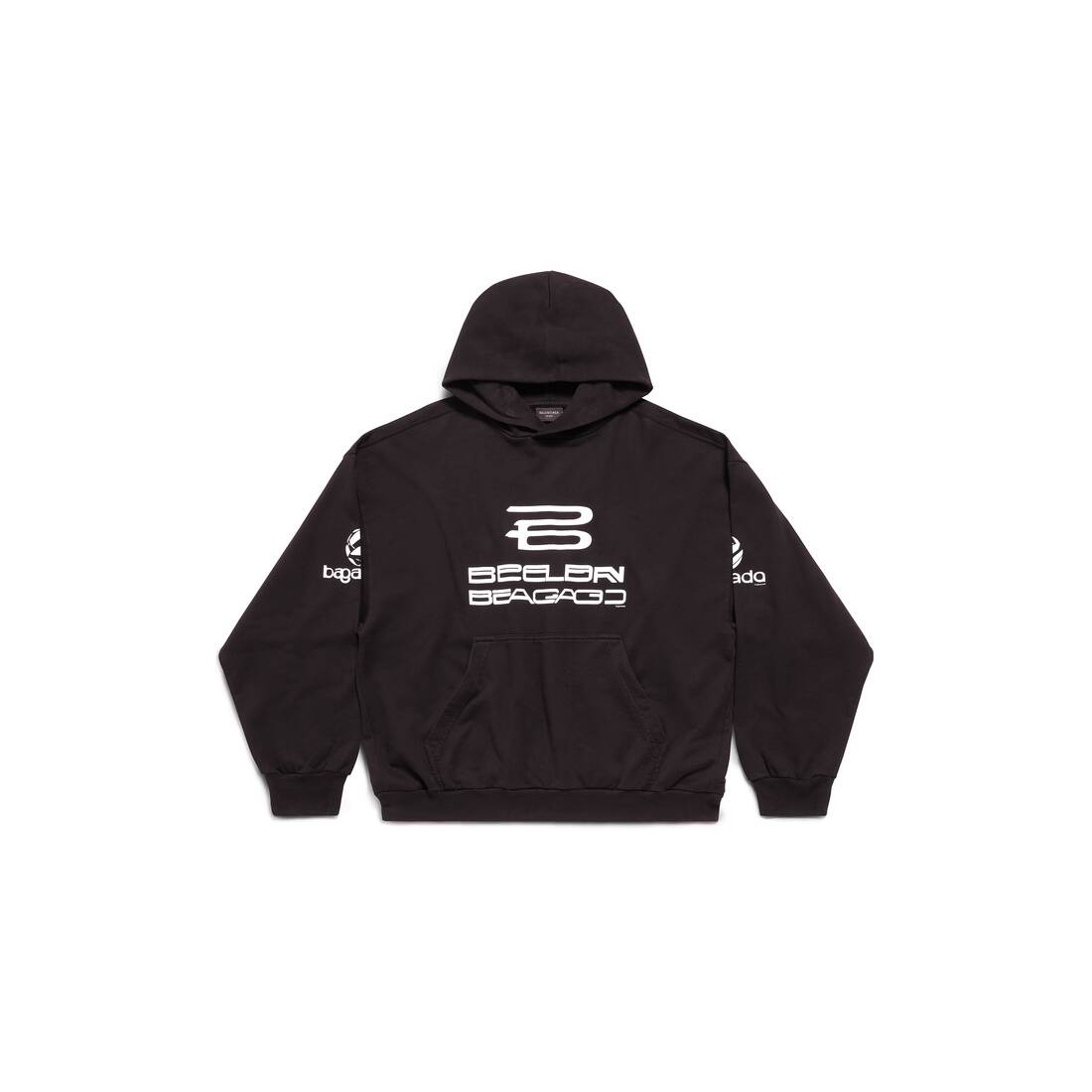 BALENCIAGA Ai Generated Hoodie Medium Fit in Black/white