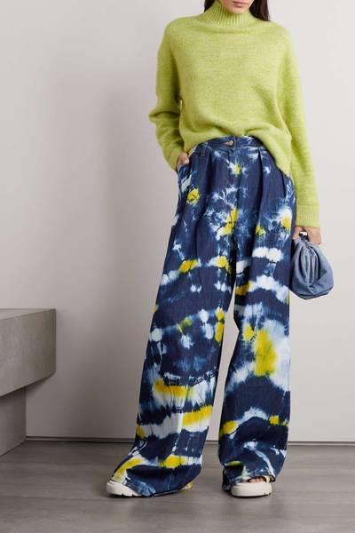 Alanui Moonrise tie-dyed high-rise wide-leg jeans outlook
