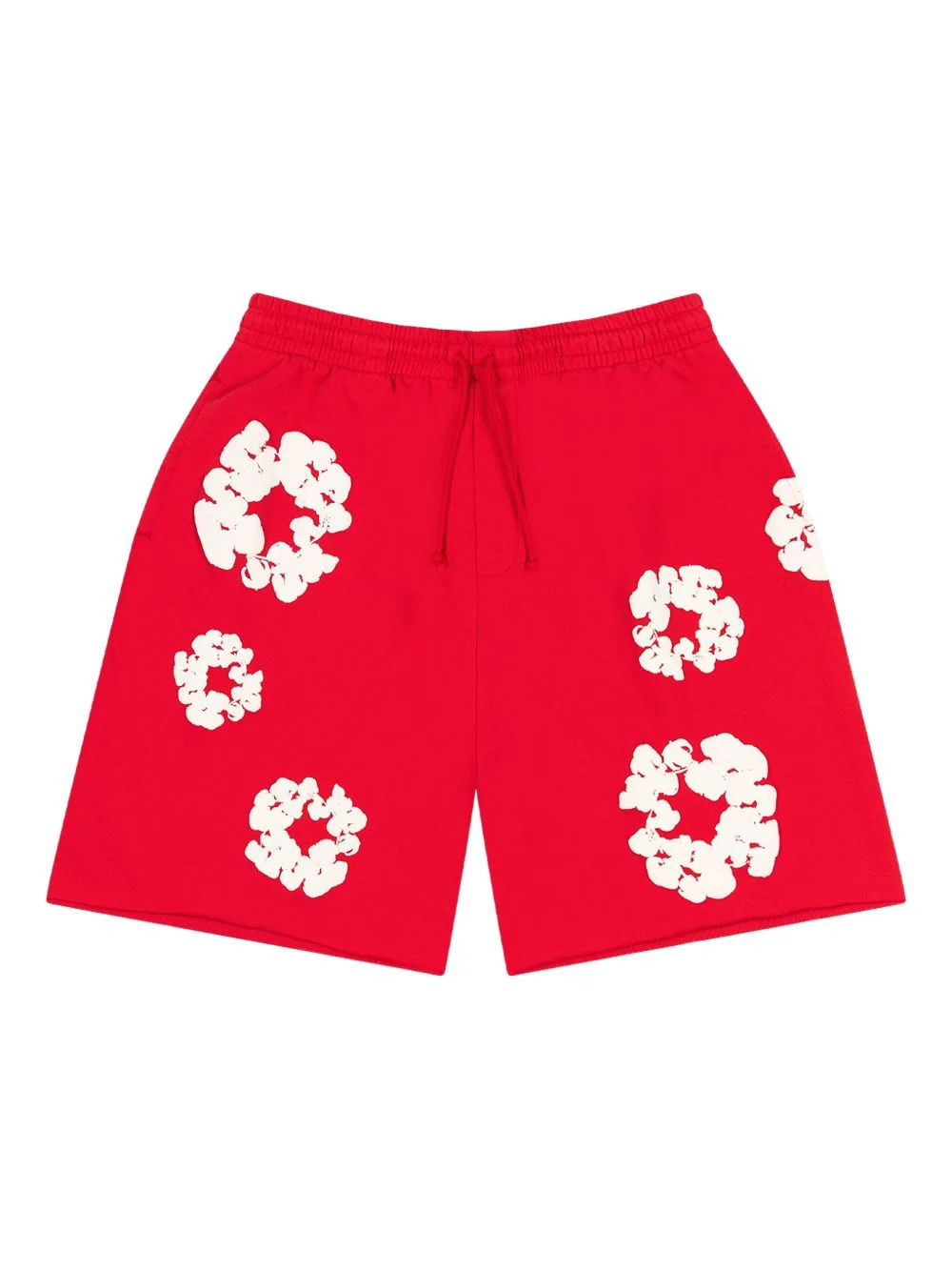 Wreath-print track shorts - 1