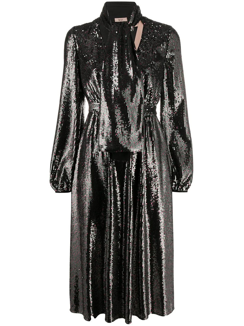 sequin detail midi dress 1
