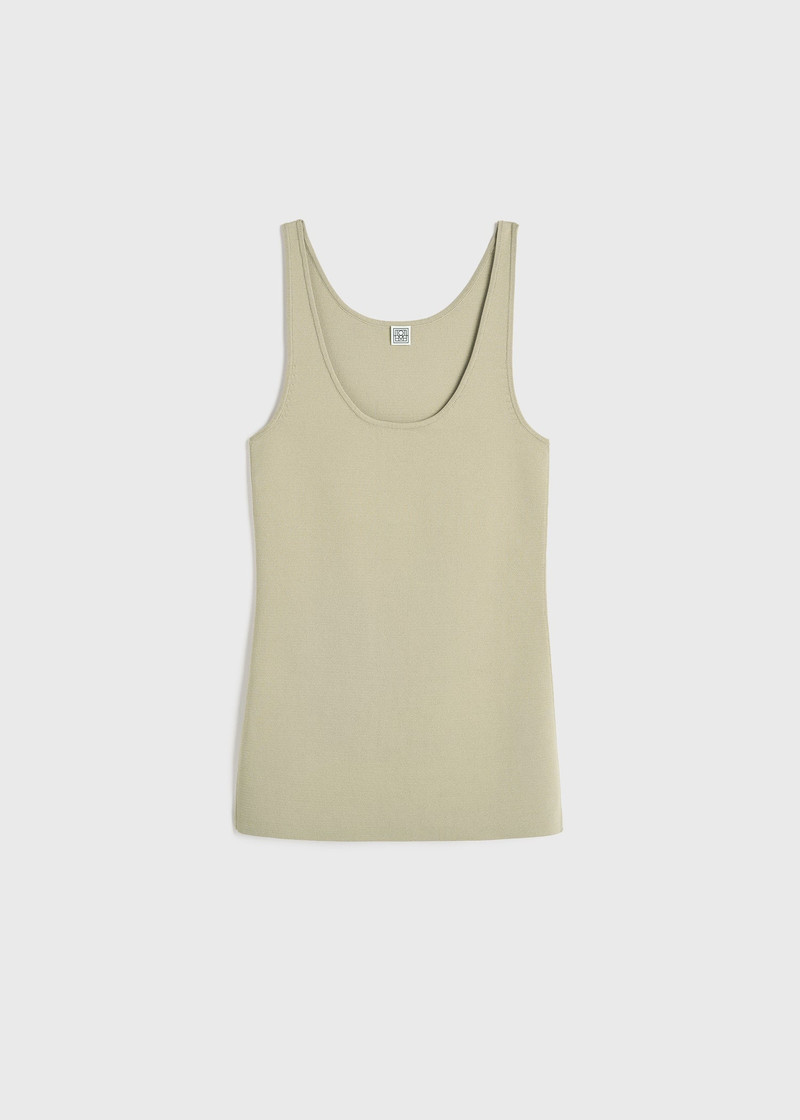 Compact knit tank desert - 1