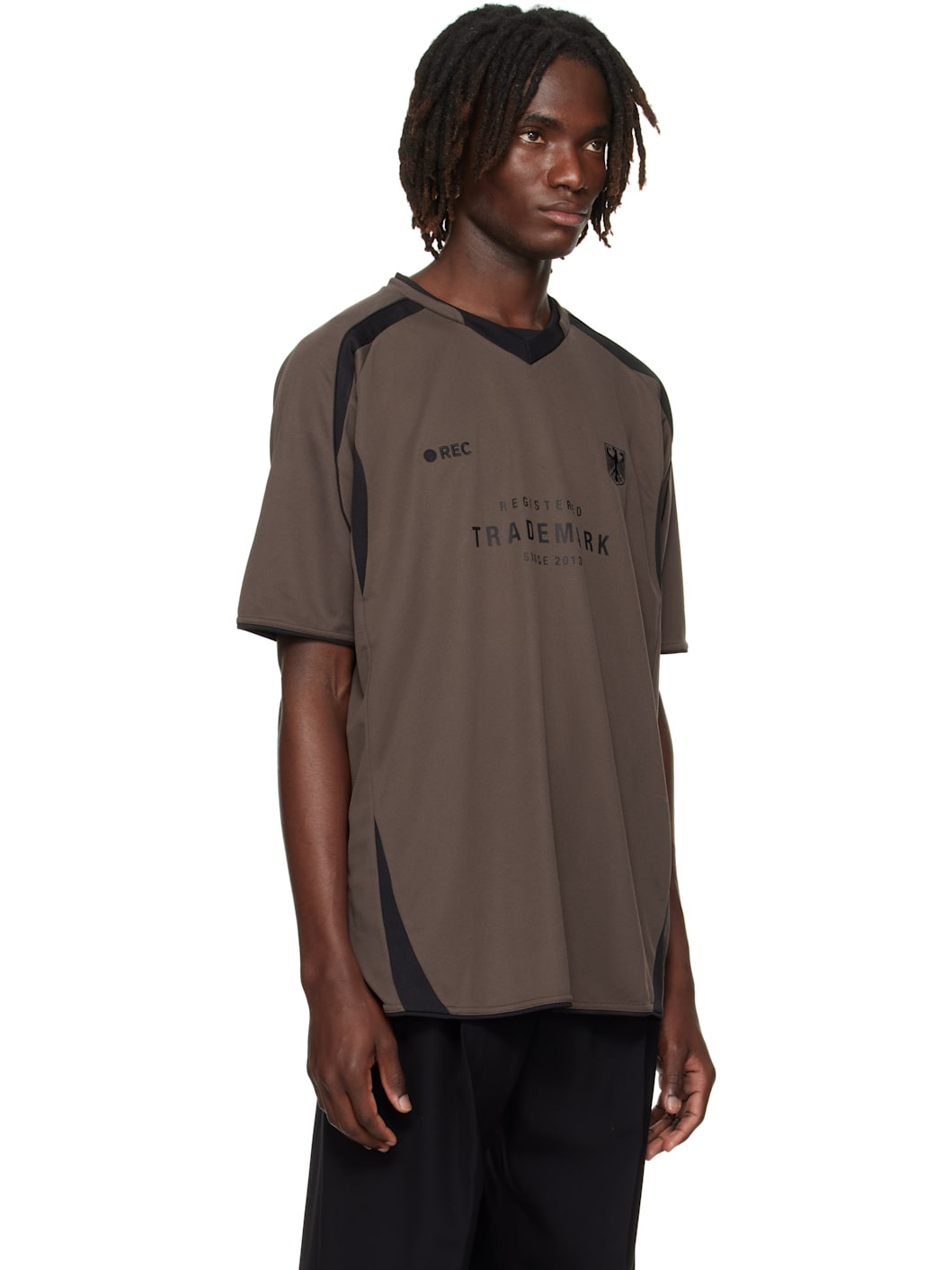 Brown 'Trademark' Football Jersey - 2
