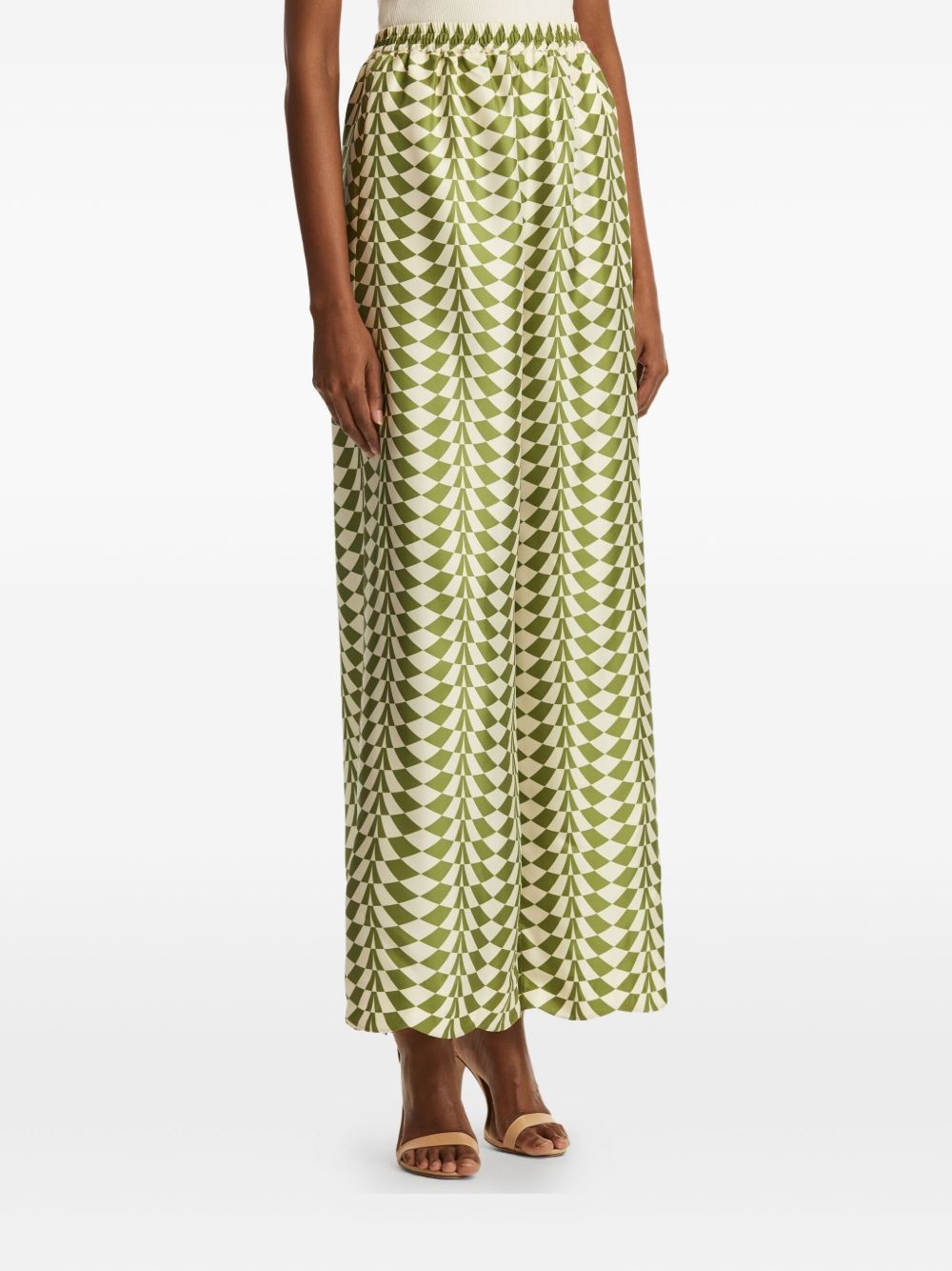 Geo silk trousers - 4