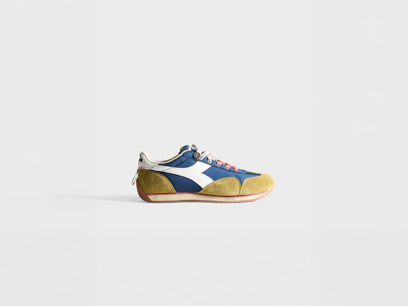 JW Anderson MENS JW ANDERSON X DIADORA EQUIPE TRAINERS IN NAVY-PEONY outlook
