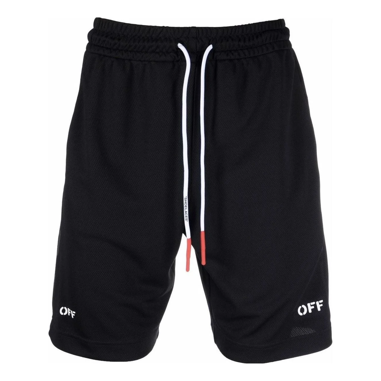 Off-White SS22 Logo Printing Shorts Ordinary Version Black OMVH023C99FAB0011001 - 1