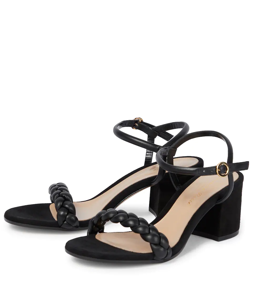 Cruz 60 suede and leather sandals - 5