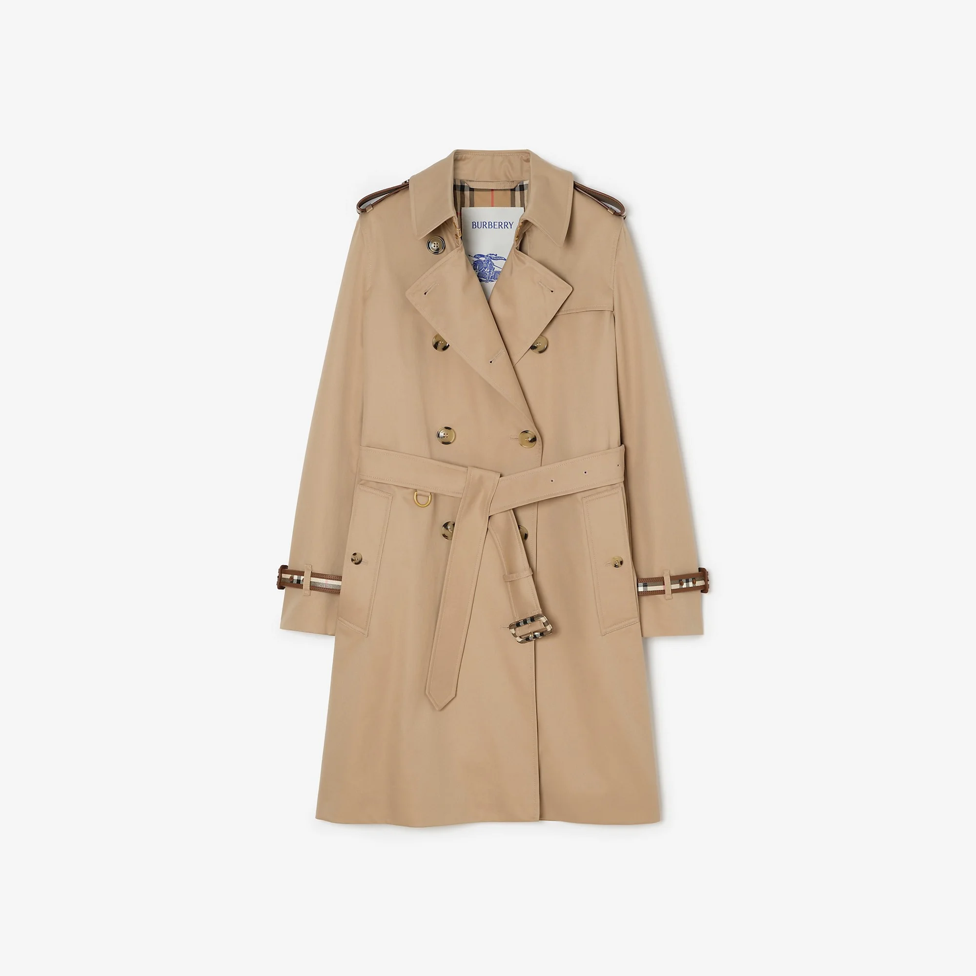 Mid-length Gabardine Kensington Trench Coat - 1