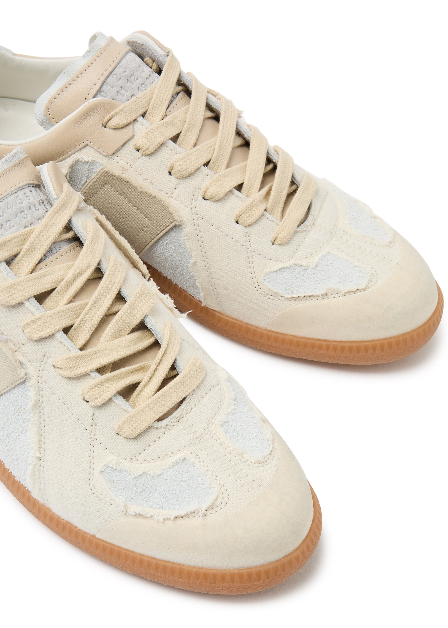 Replica panelled canvas sneakers - 3