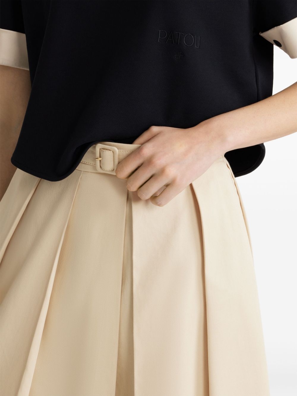 pleated midi skirt - 4