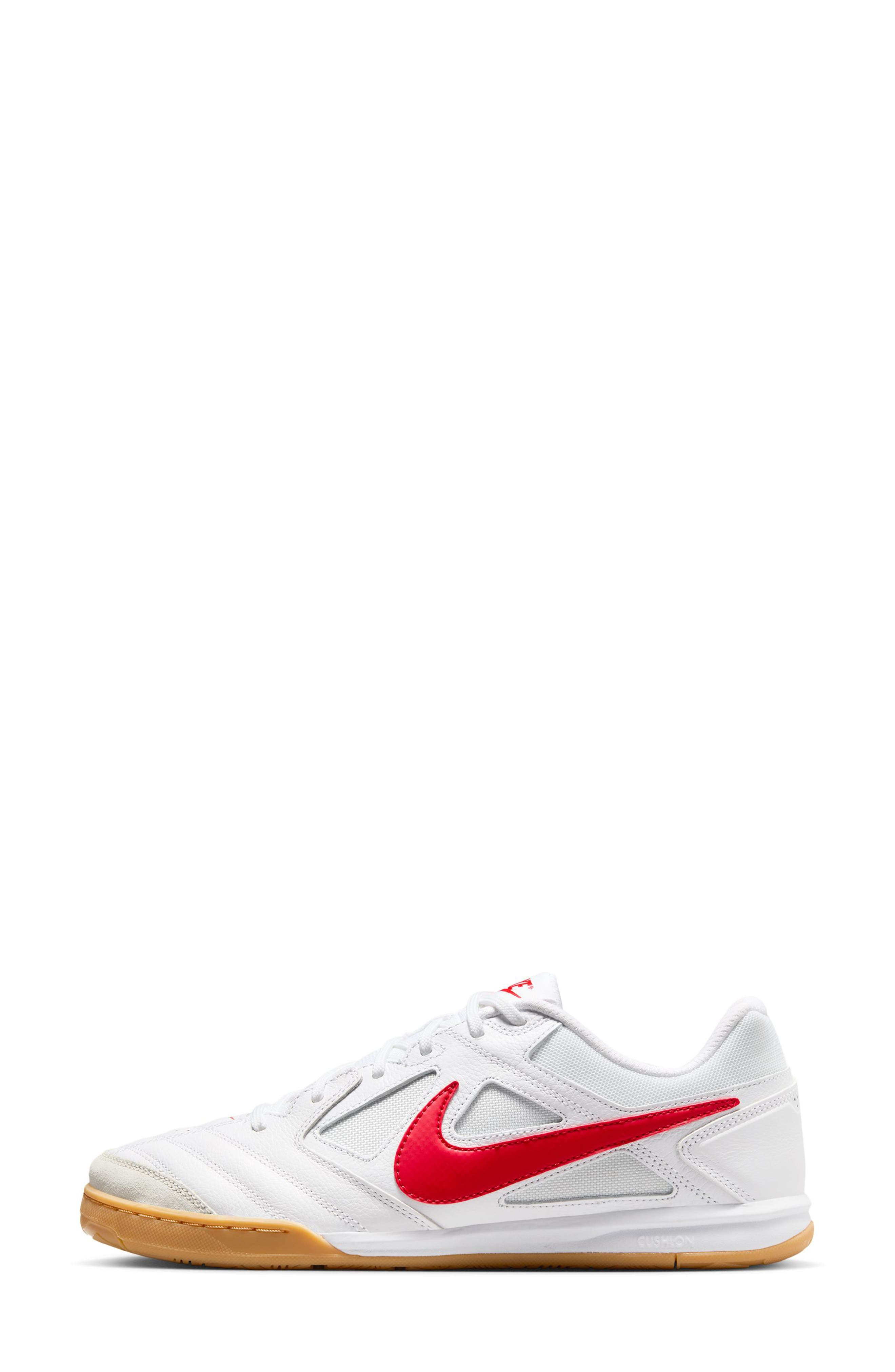 Nike Gato Soccer Sneaker in White/University Red/Yellow at Nordstrom - 2