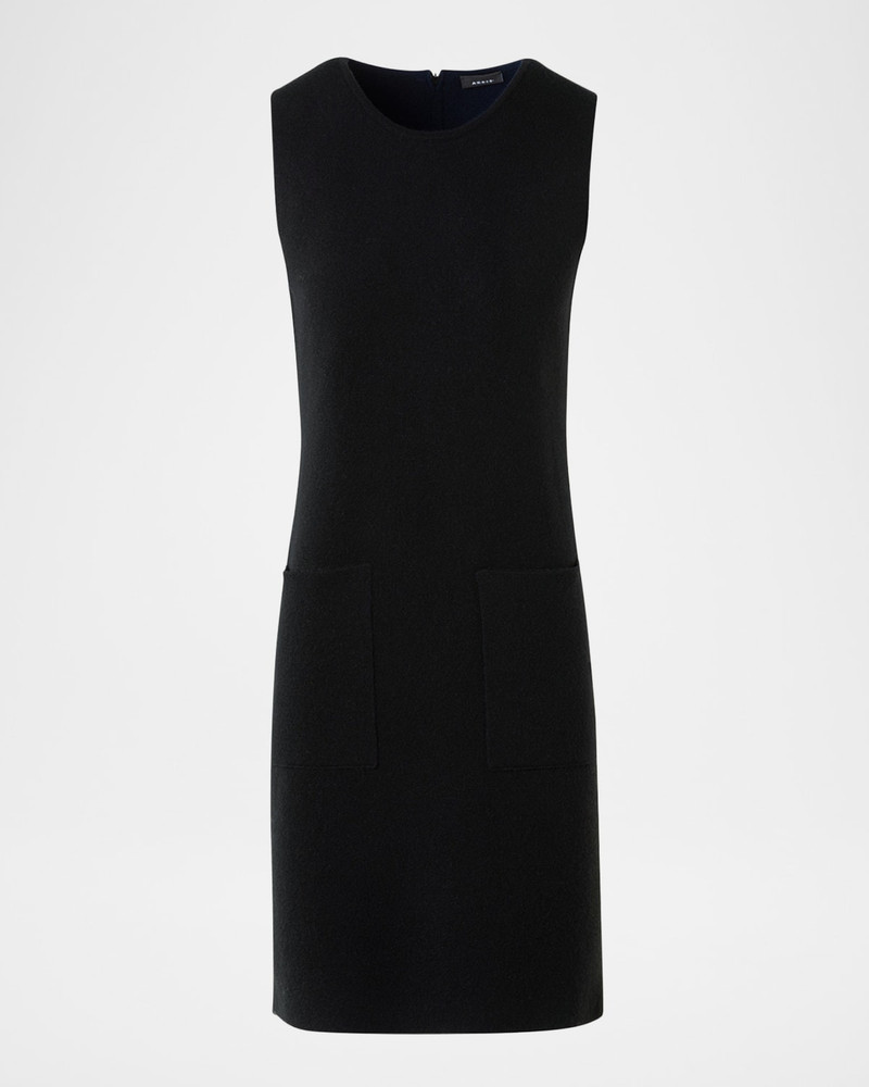 Cashmere Double-Face Knit Sleeveless Dress 1