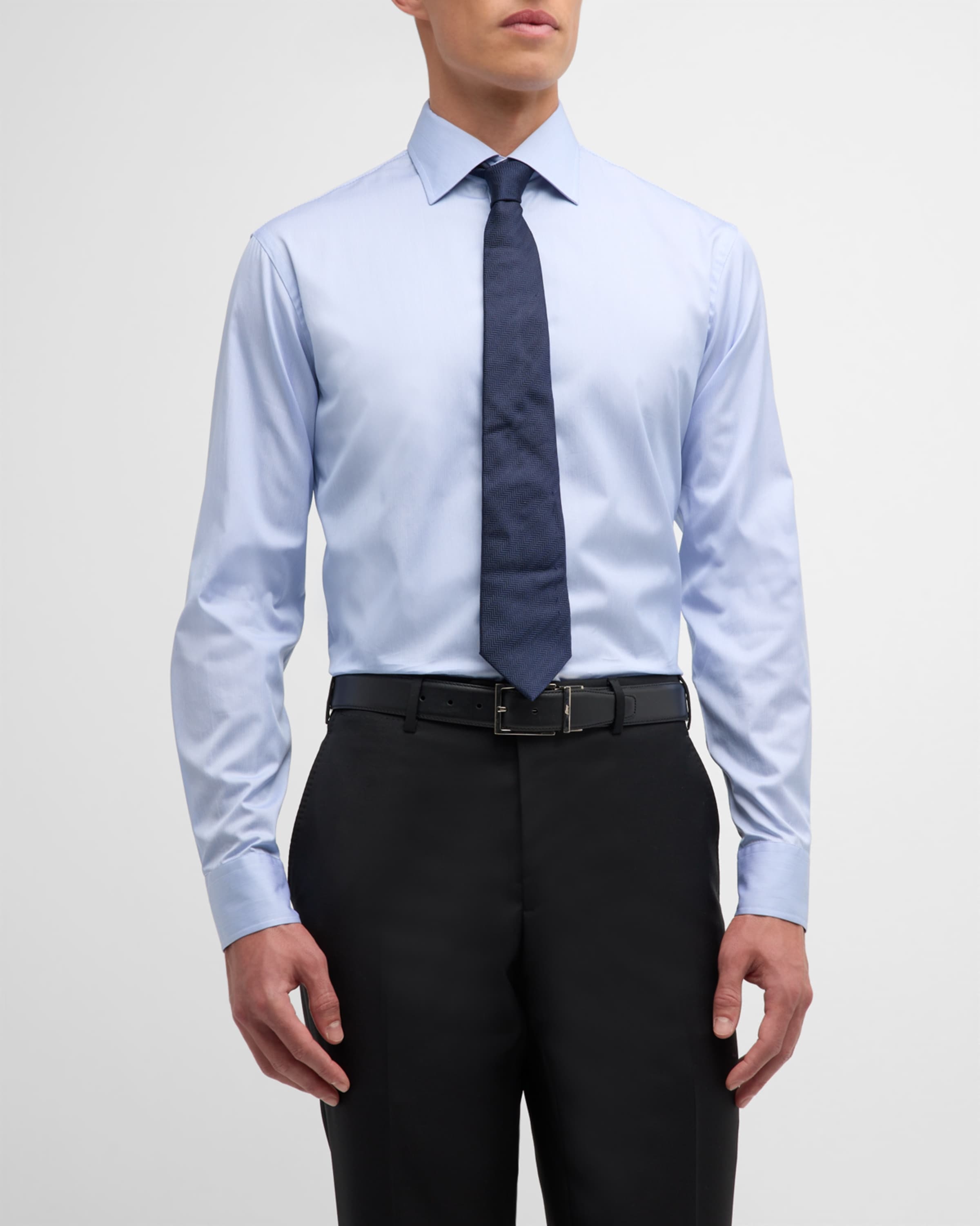 Men's Thin-Stripe Dress Shirt - 1