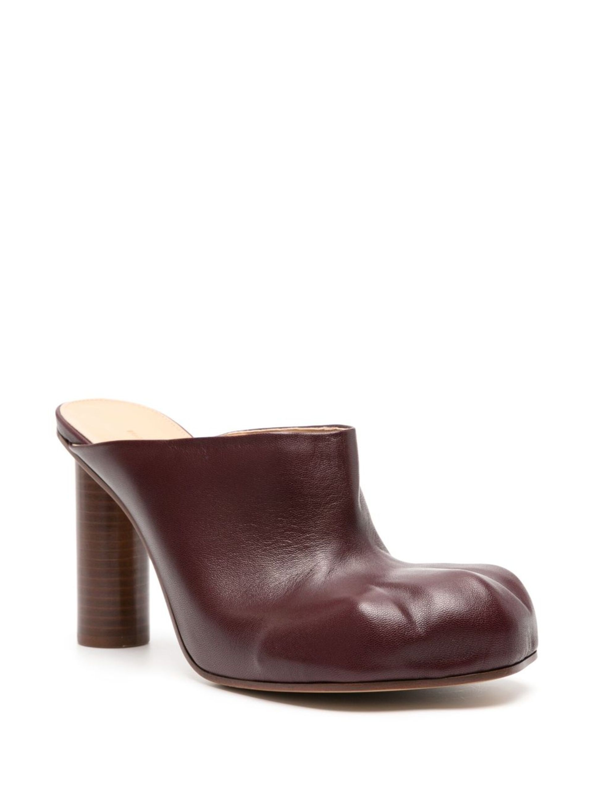 JW Anderson Red Paw 100 Leather Mules | brownsfashion