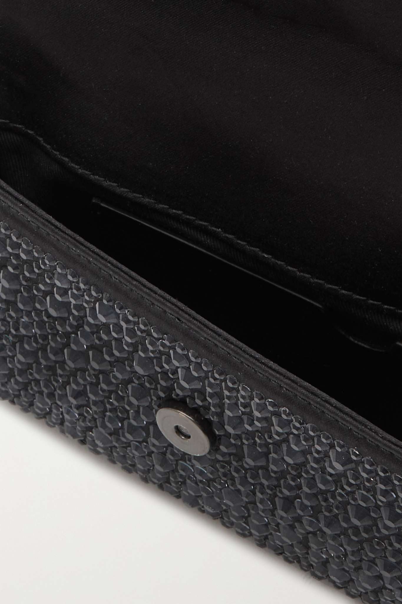 Crystal-embellished leather phone case - 5