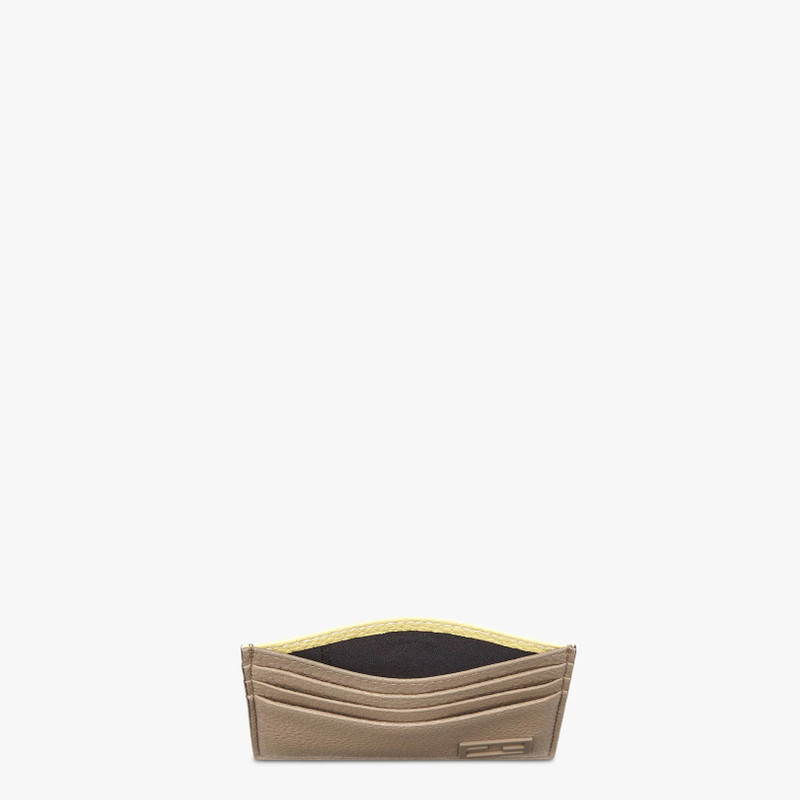 FENDI Two-tone leather card holder outlook