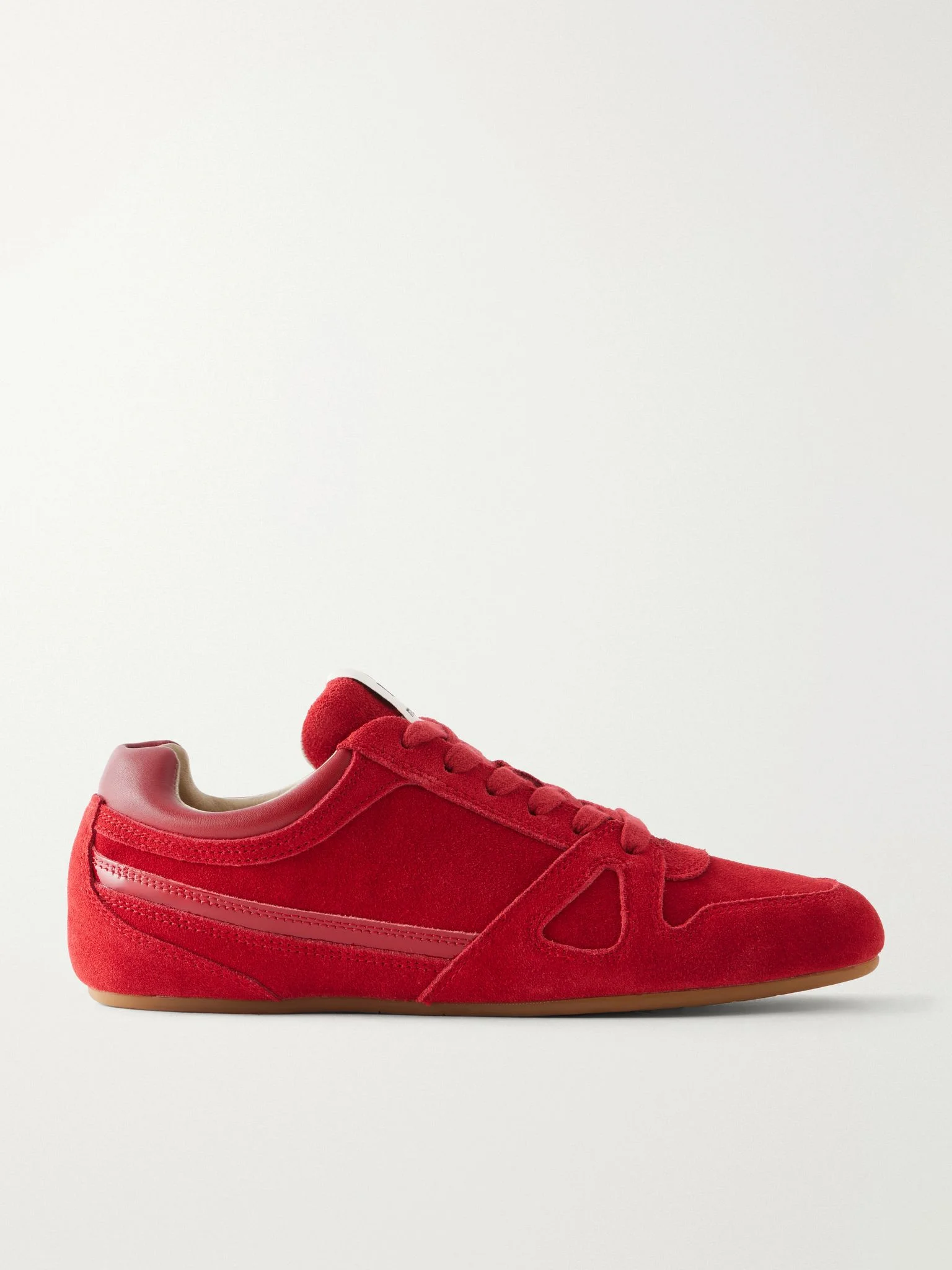Senny perforated suede sneakers Red - 1