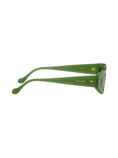Nanushka Green Crista Sunglasses outlook