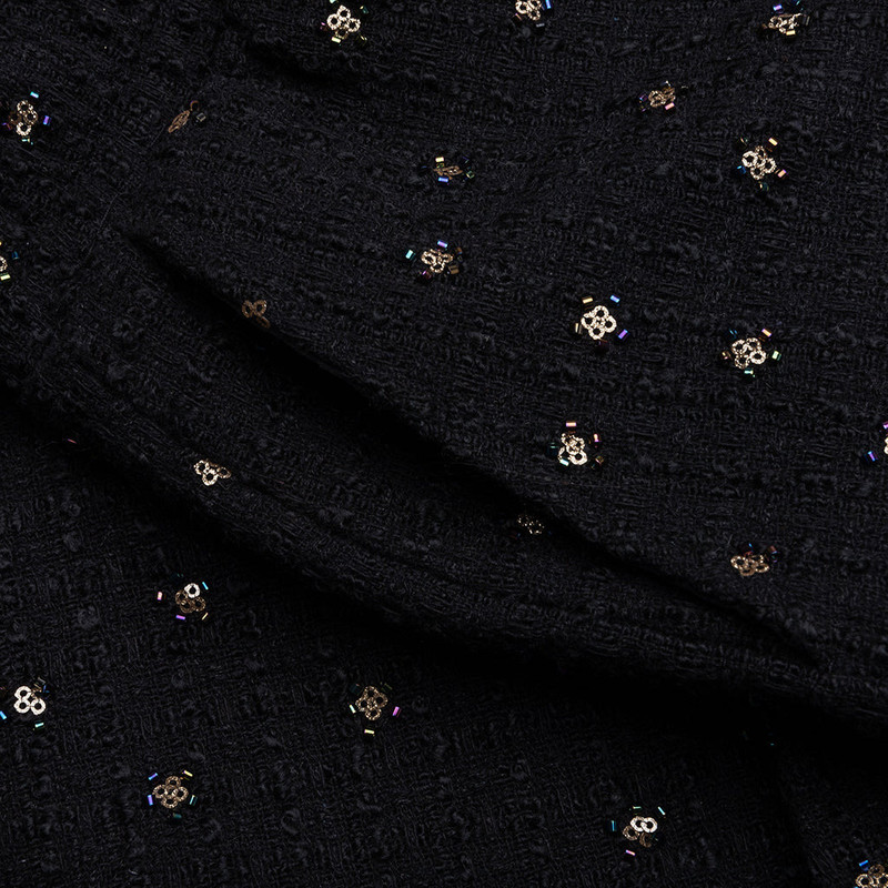 BEADED SHORTS - BLACK 3