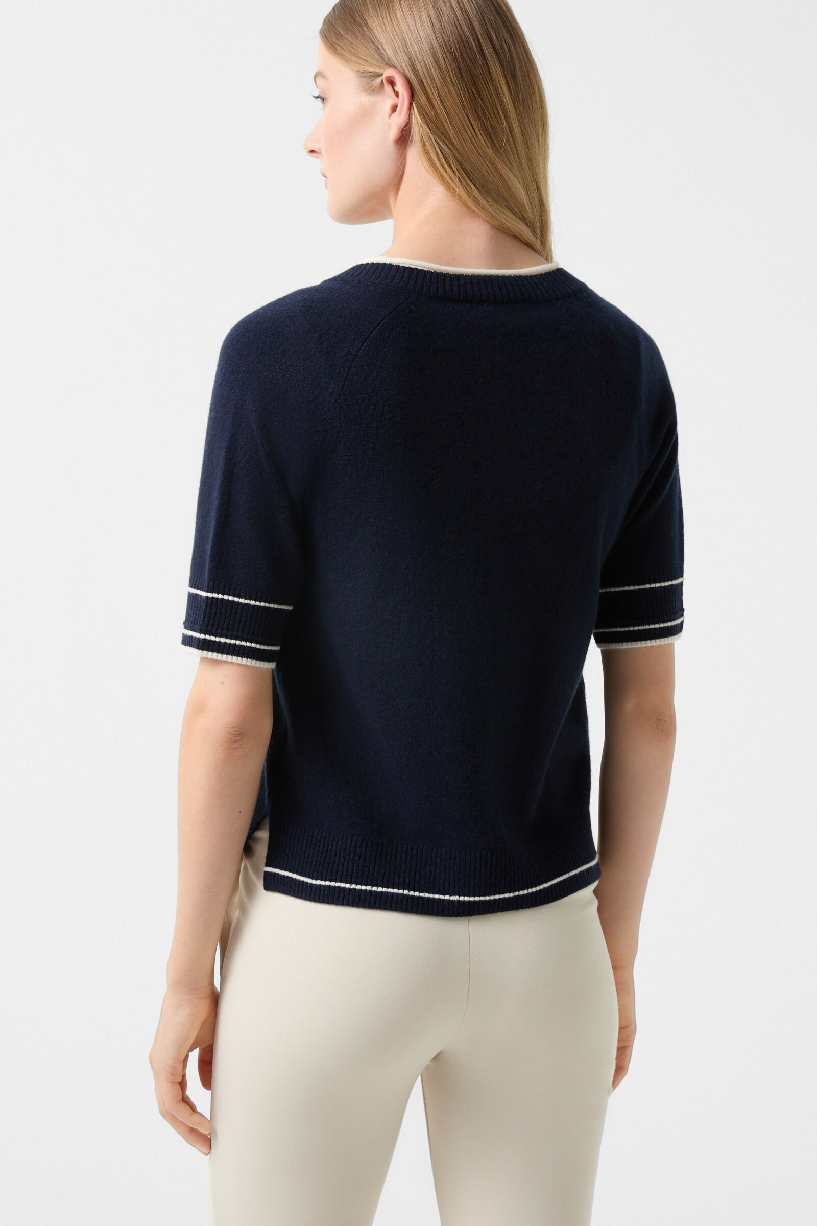 Chiri knitted shirt in Navy blue - 3