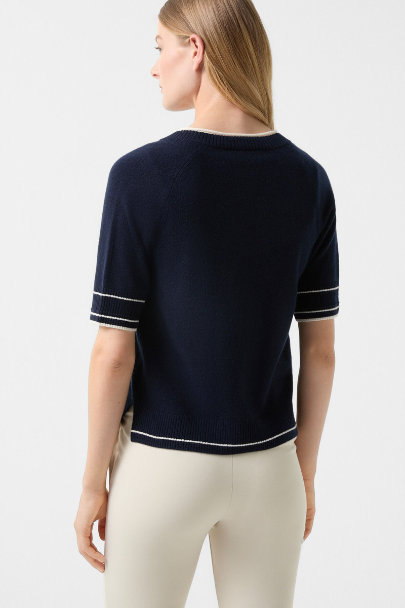 Chiri knitted shirt in Navy blue 3