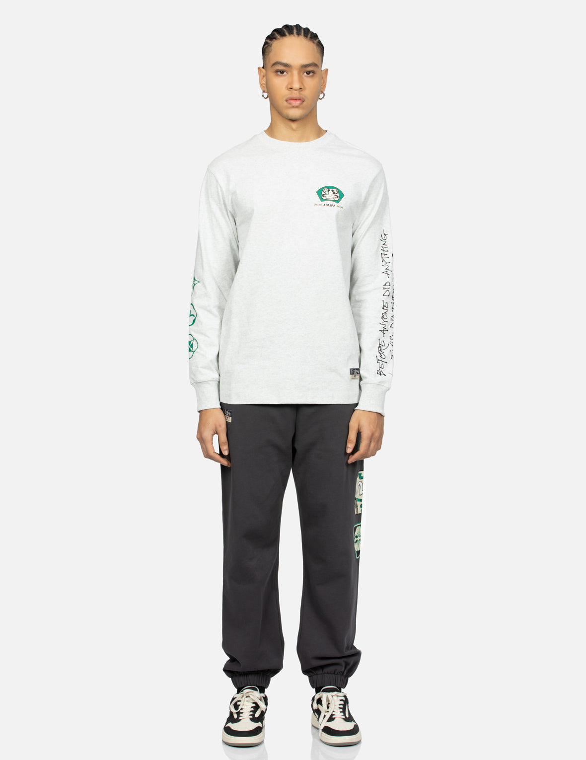 SEAGULL PRINT FASHION FIT SWEATSHIRT - 6