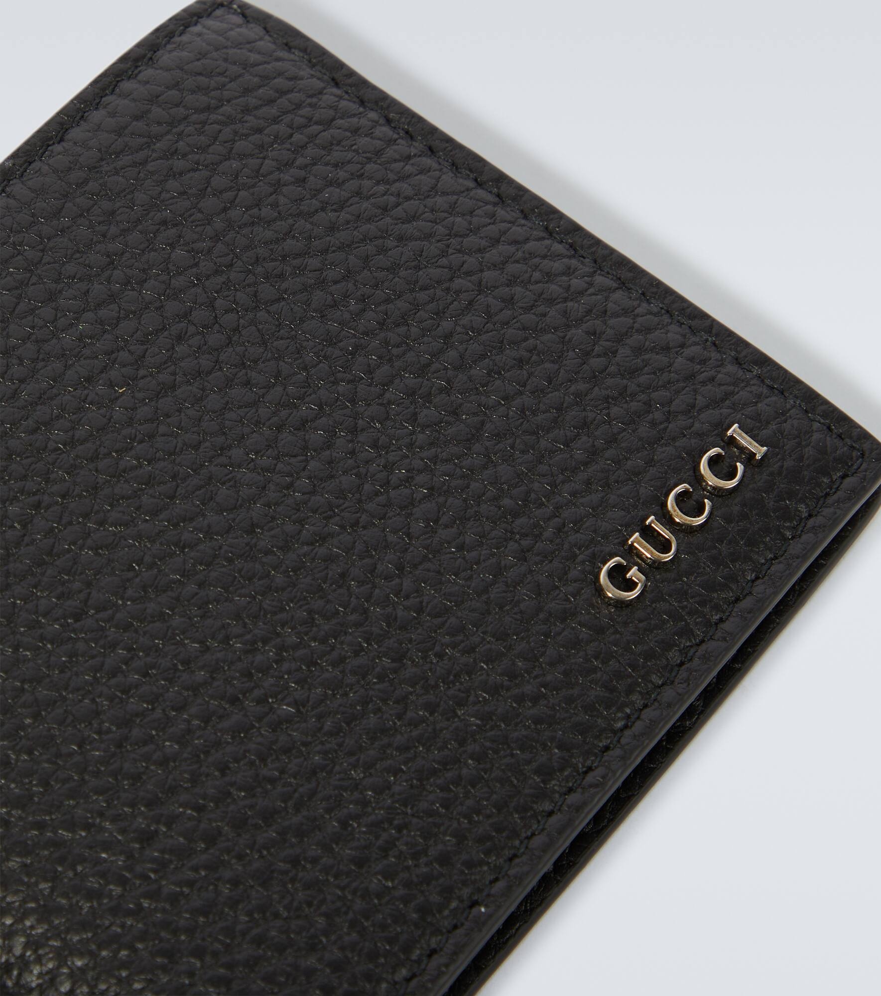 Logo leather wallet - 4