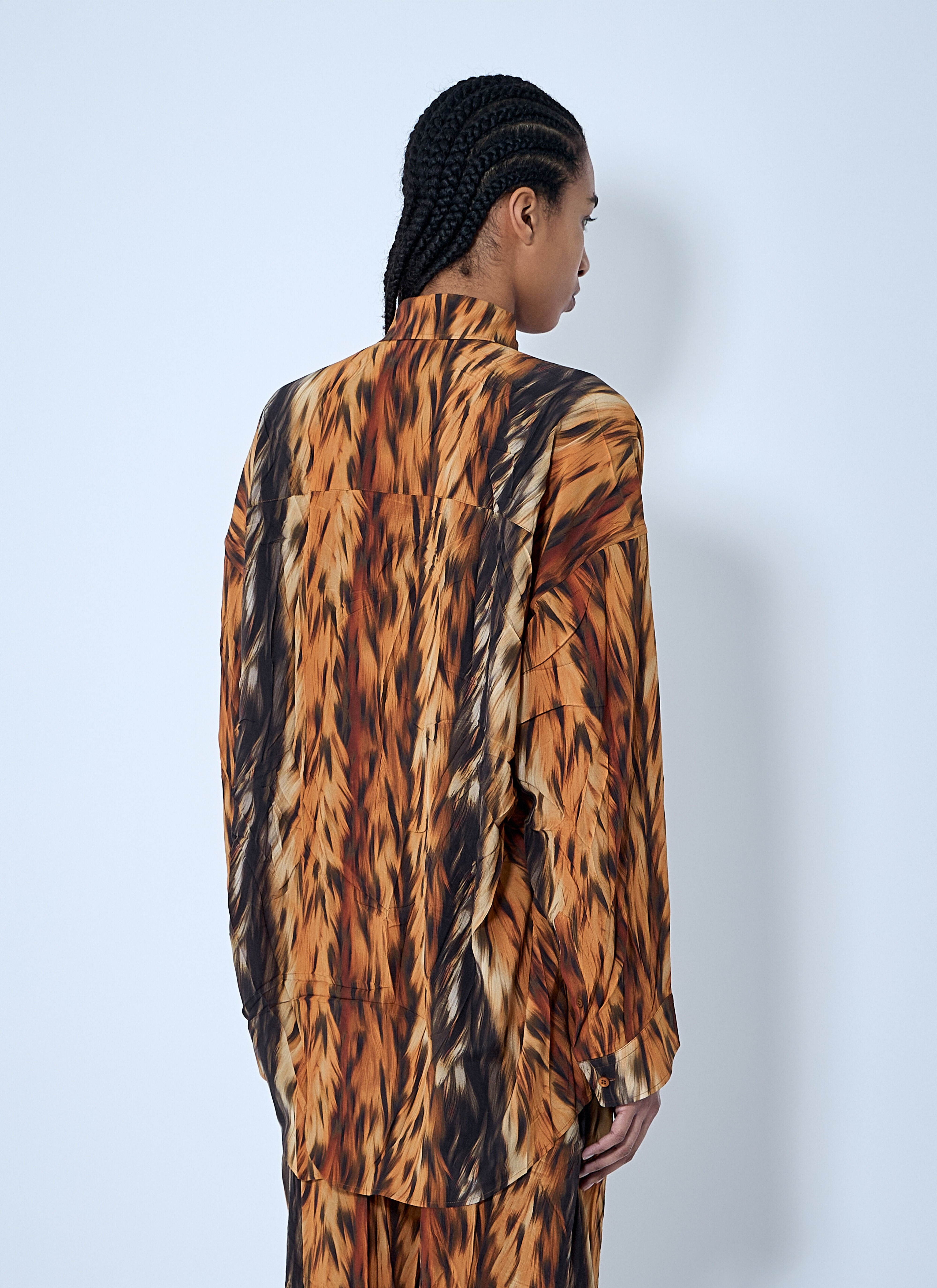 Balenciaga Women Cocoon Shirt - 4