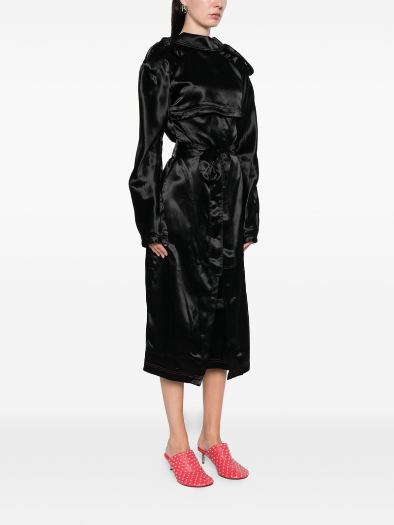 belted button midi dress 3