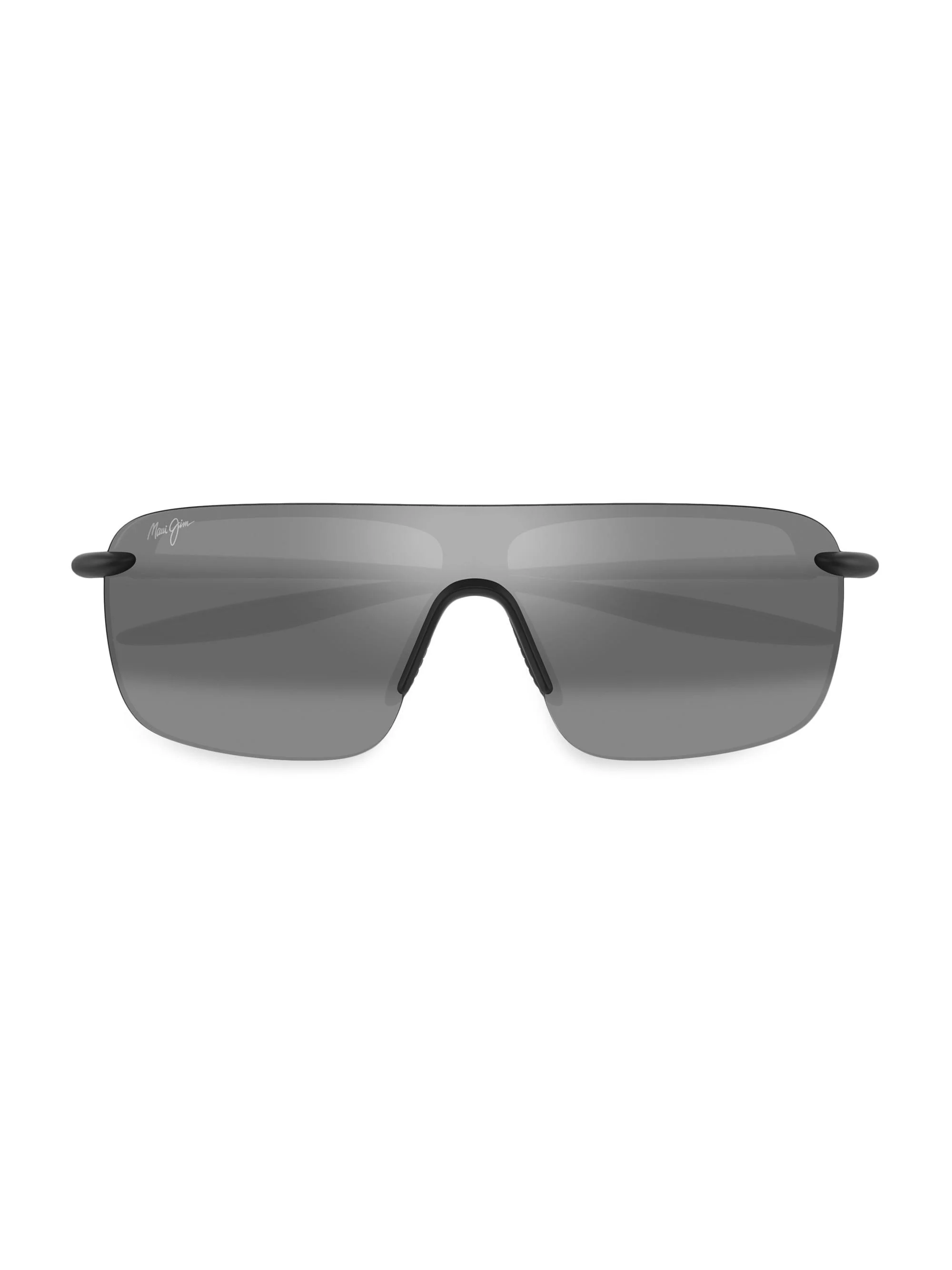 Men's Ekolu Palulu 99MM Shield Sunglasses - Black - 1