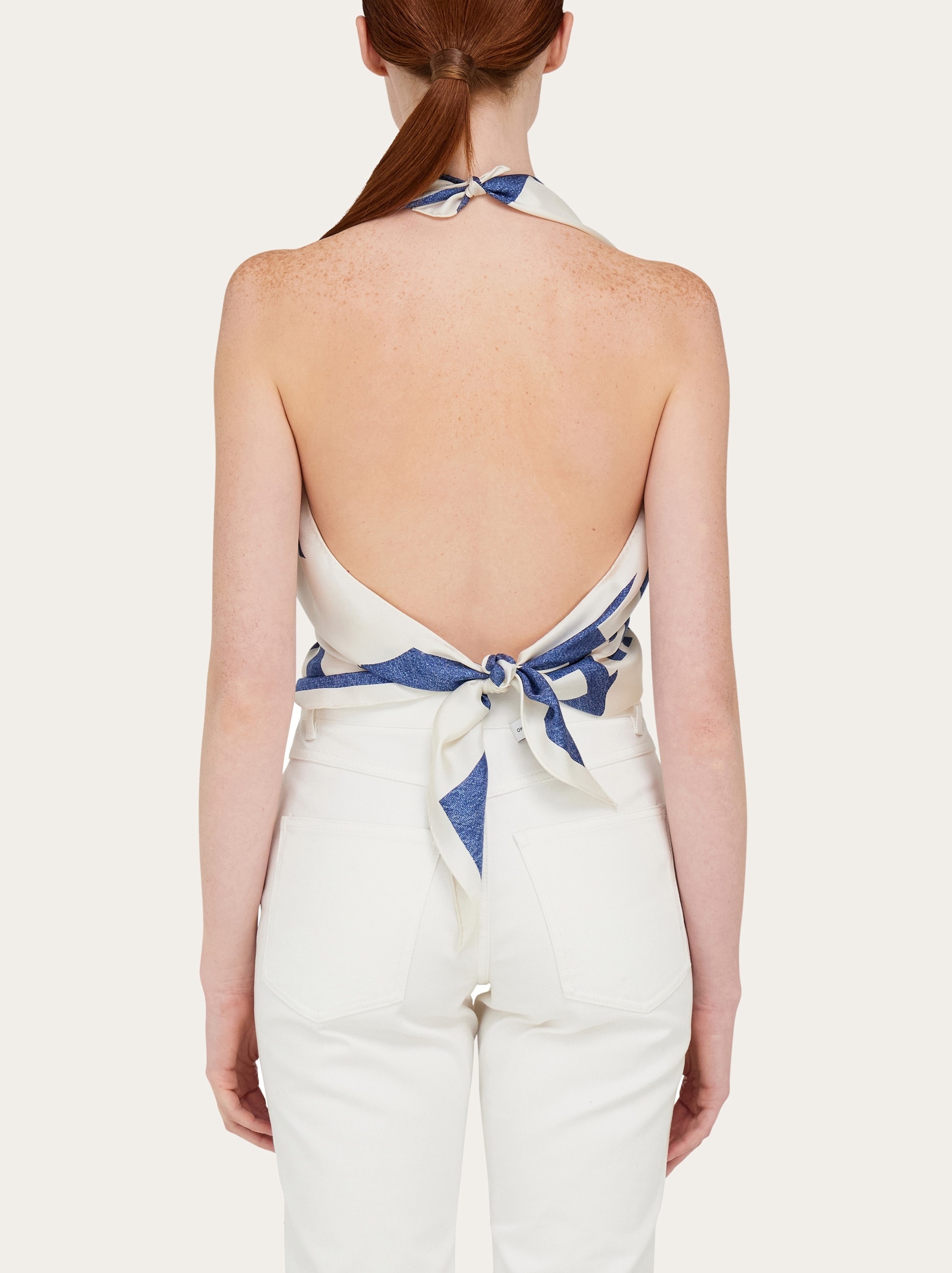 Venna print silk scarf - 5