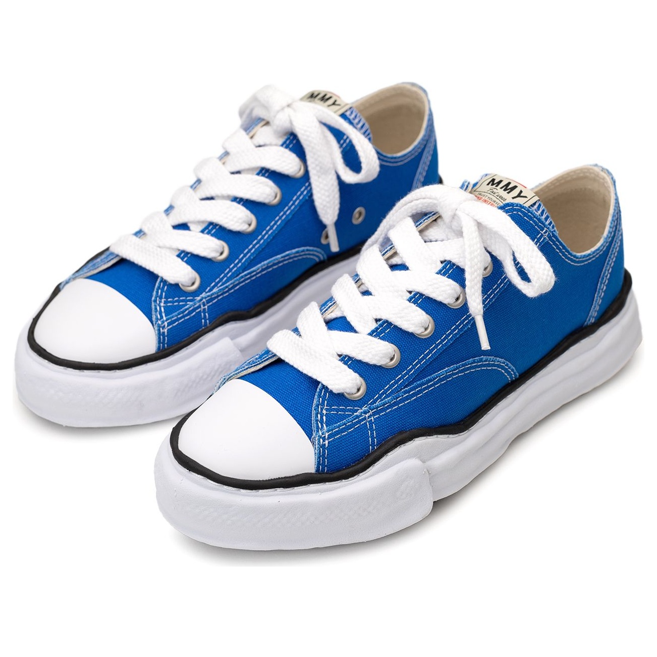 Maison MIHARA YASUHIRO Peterson OG Sole Canvas Low 'Blue' A01FW702-BLUE - 2