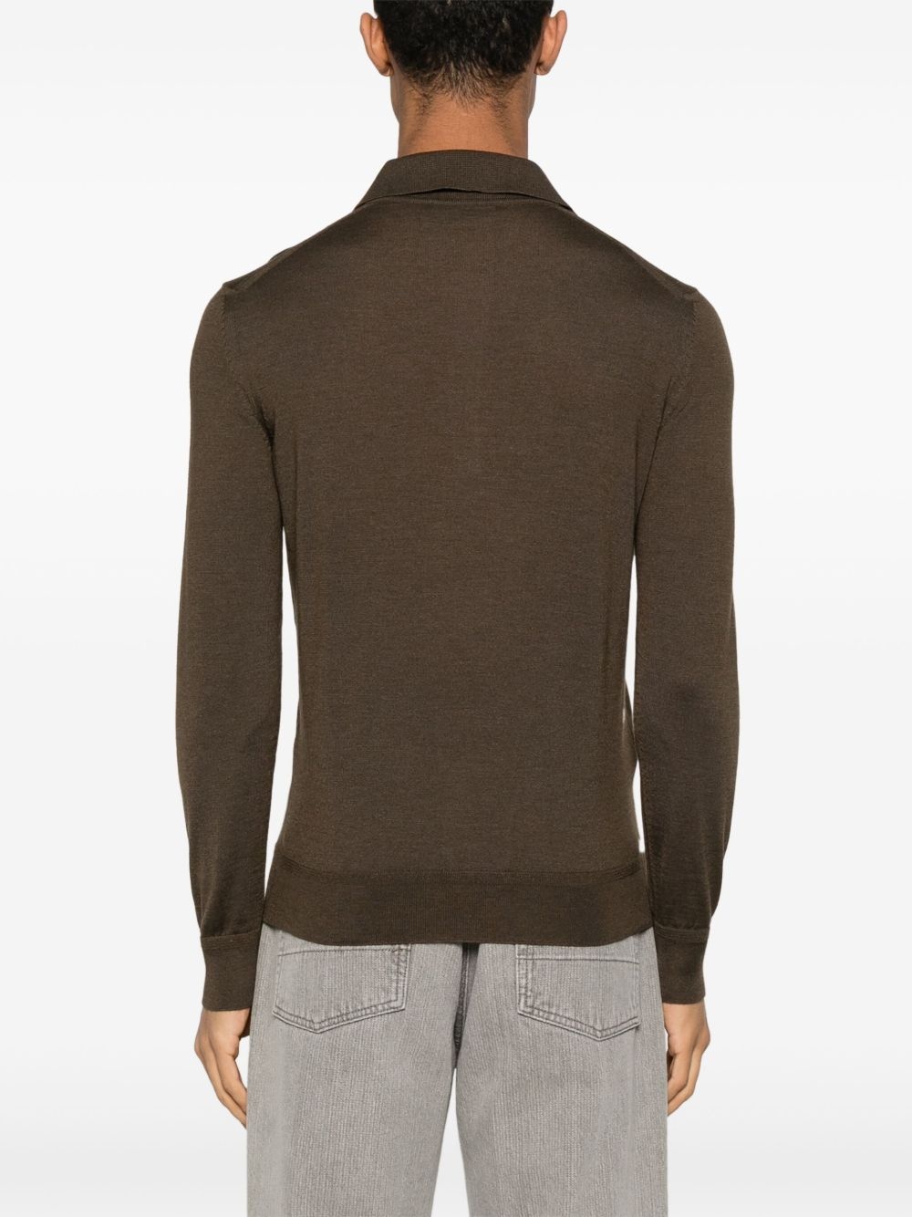 long-sleeves polo shirt - 3