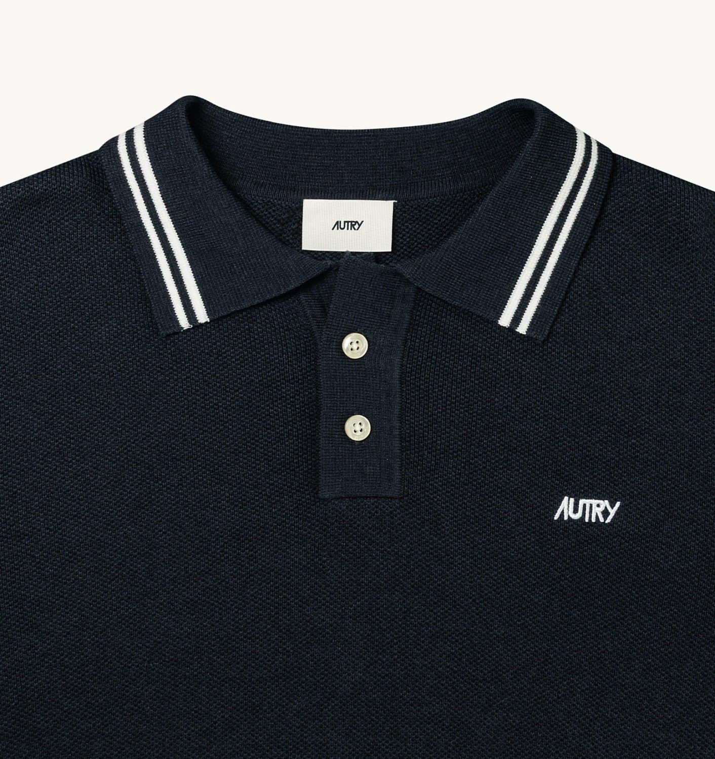 UNISEX KNIT WOOL POLO - 5