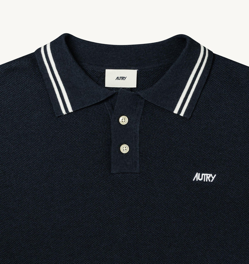 UNISEX KNIT WOOL POLO 5