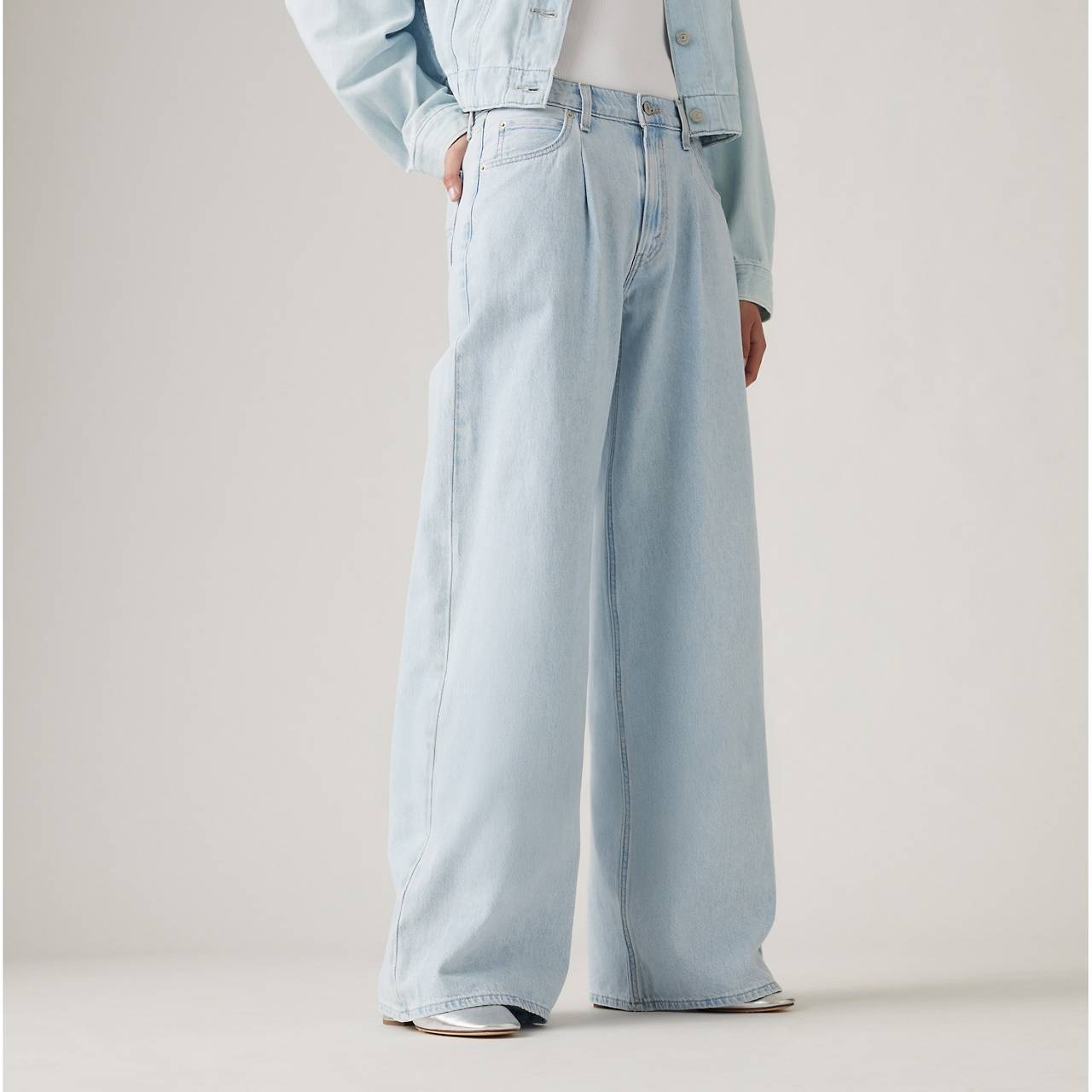 BAGGY DAD WIDE LEG WOMEN'S JEANS - 5