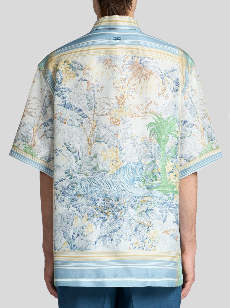 OVERSIZED SILK SHIRT - 5